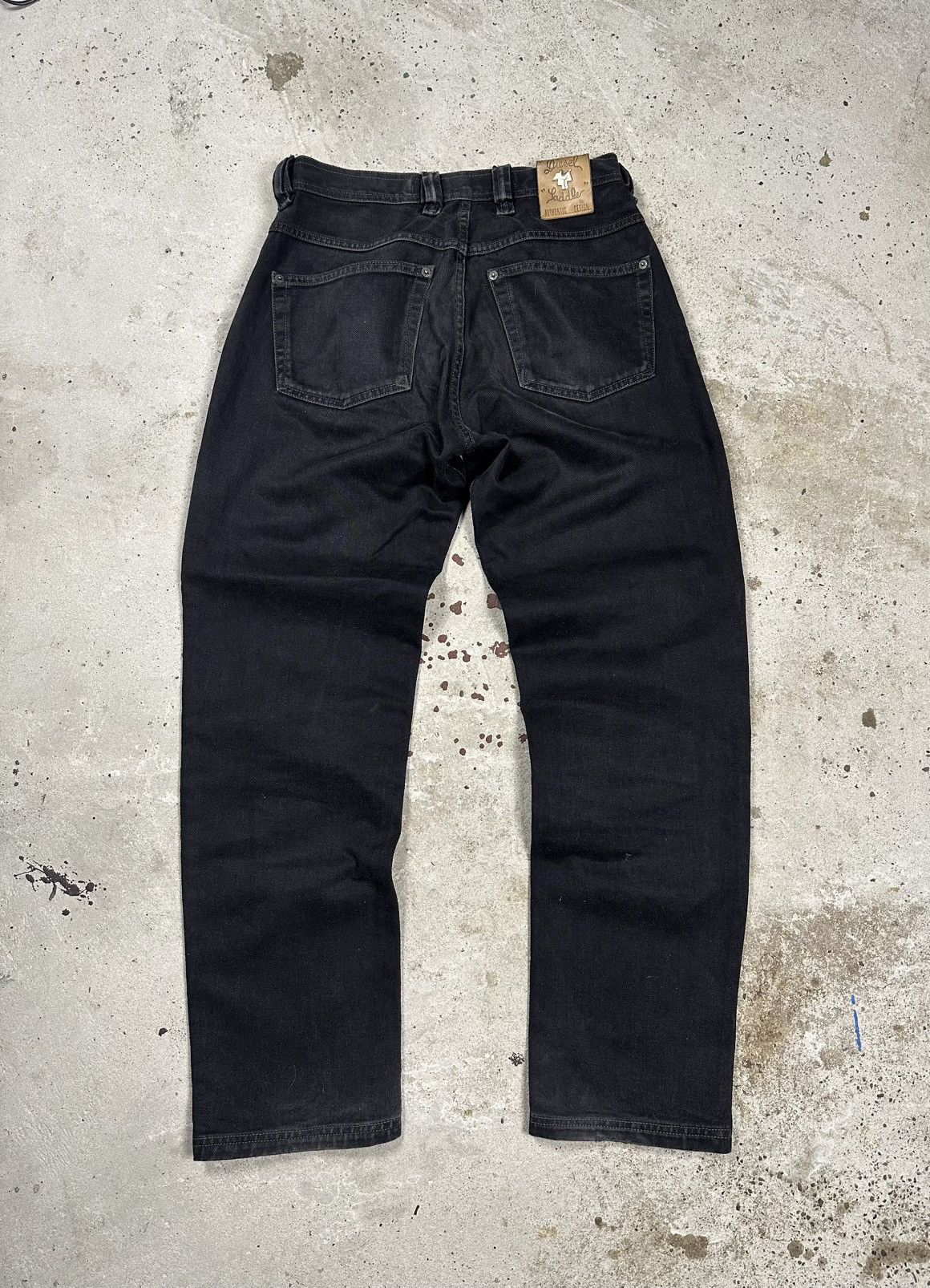Diesel Vintage 90s Diesel Paddle Black Baggy Denim Jeans Jacket Size US 30 / EU 46 - 1 Thumbnail