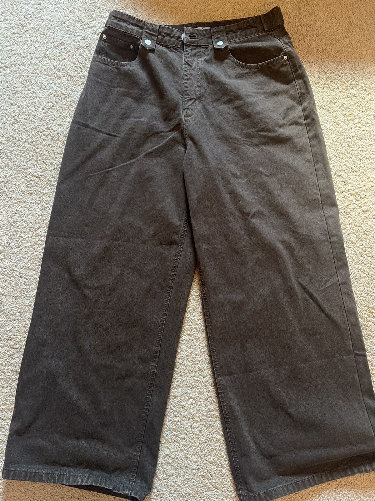 Other Brown Baggy Denim Size US 34 / EU 50 - 1 Thumbnail