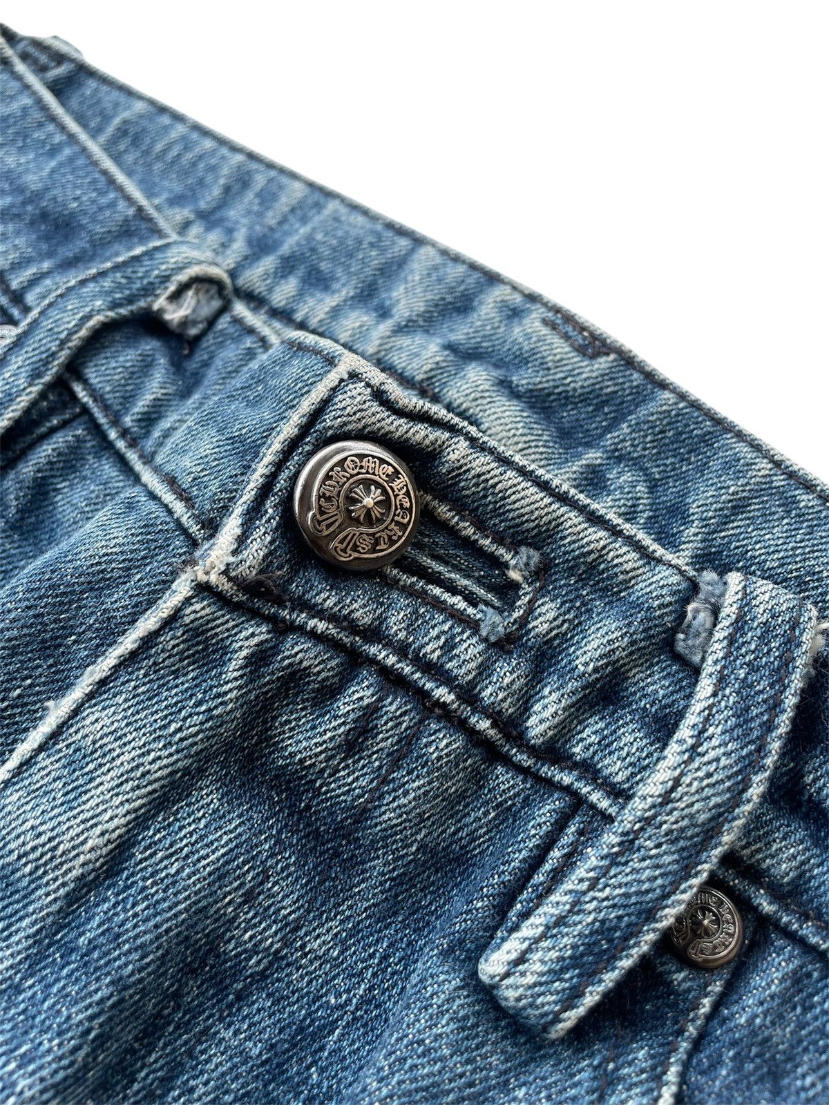 Chrome Hearts Chrome Heart Fleur De Lis Knee Denim Size US 26 / EU 42 - 3 Thumbnail