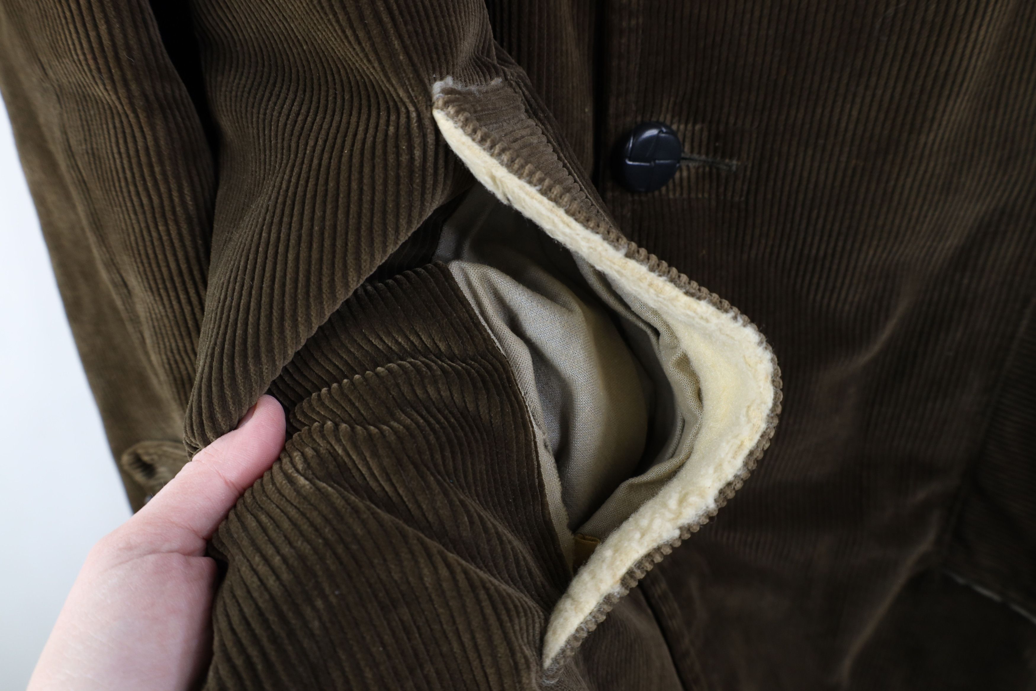 Vintage Vintage 50s 60s Streetwear Wool Lined Corduroy Jacket USA Size US L / EU 52-54 / 3 - 9 Thumbnail