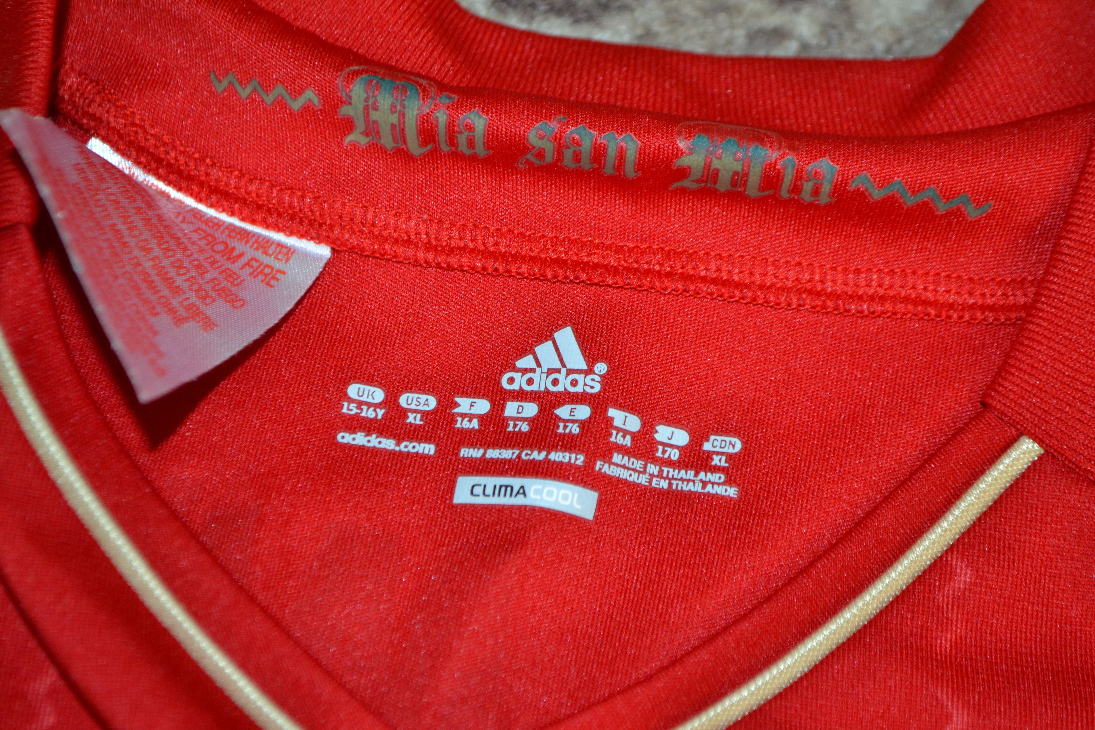 Adidas Bayern Munich 2012 2013 Tony Kroos Jersey Long Sleeve Shirt Size US S / EU 44-46 / 1 - 3 Thumbnail