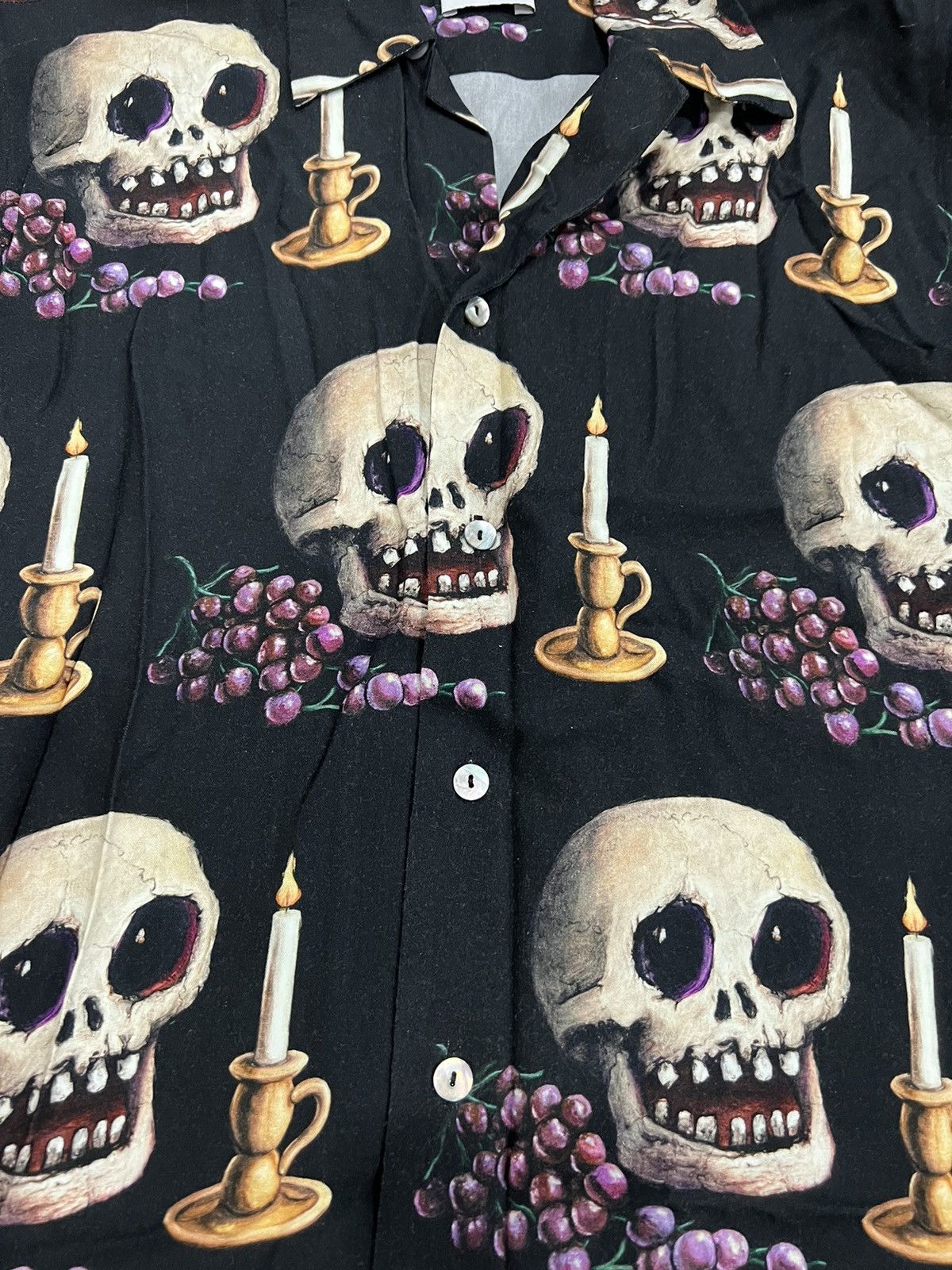 Endless Joy Endless Joy Skull Button Up Shirt Rare Limited 51/100 Size US M / EU 48-50 / 2 - 2 Thumbnail