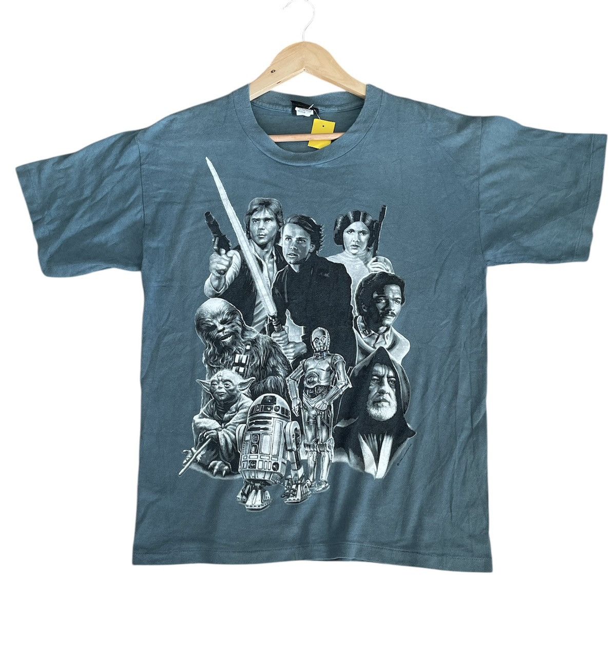 Star Wars 90s Vintage Star Wars T Shirt Size US M / EU 48-50 / 2 - 1 Thumbnail