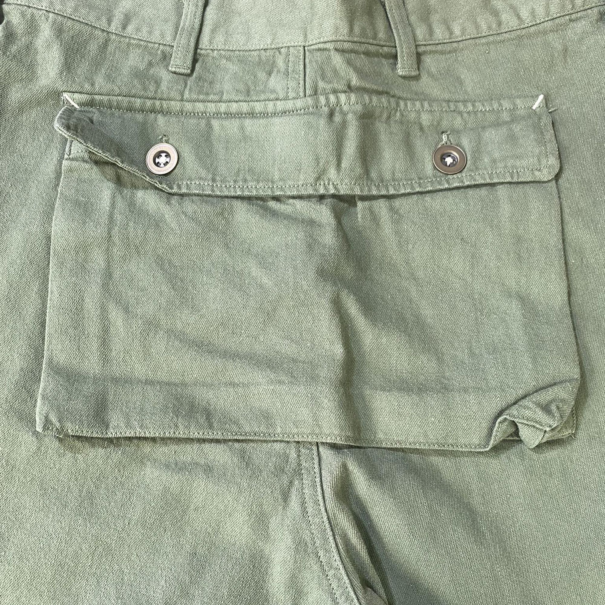 King Jonathan Rare Vintage Green Workwear Cargo Jeans Pants