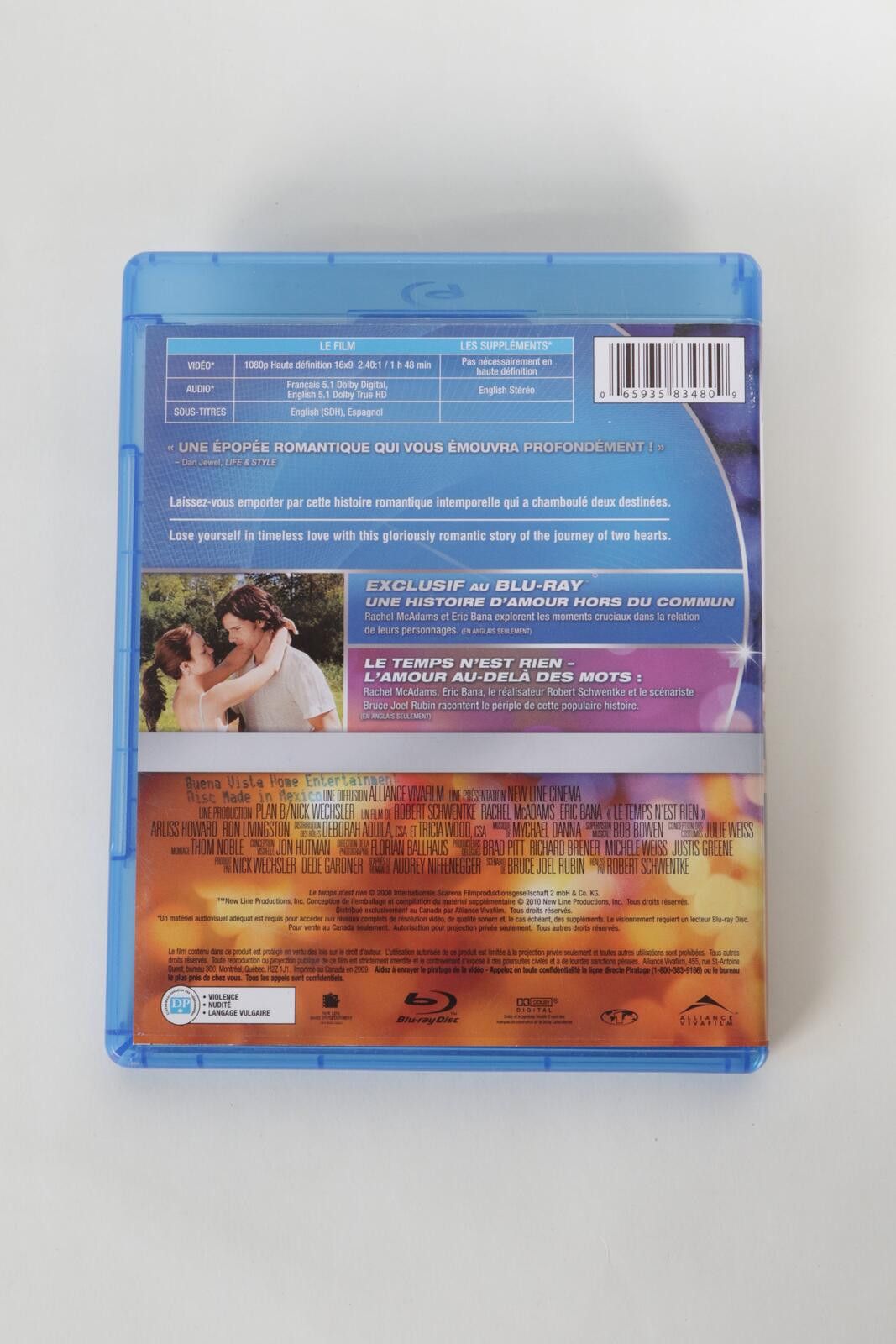 Other 2010's Blu-Ray Le Temps N'est Rien French Version DVD Size ONE SIZE - 2 Thumbnail