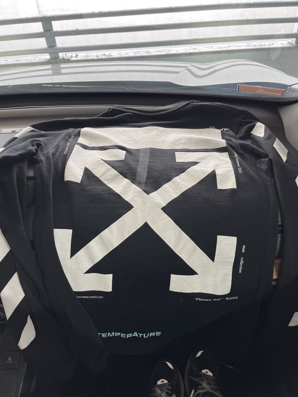 Off White Mona Lisa Long Sleeve Black