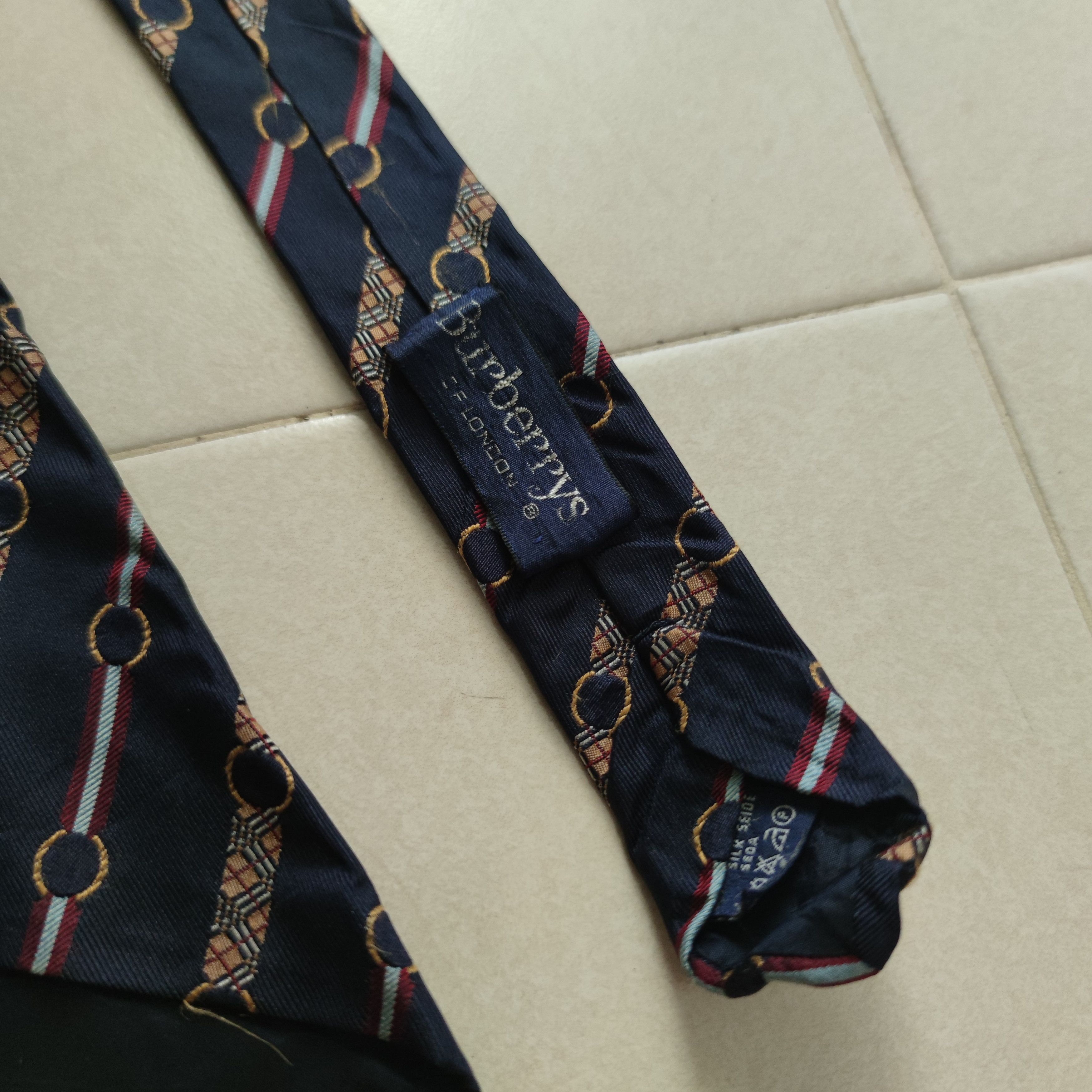 Burberry Prorsum VINTAGE BURBERRYS OF LONDON SILK NECKTIE MADE IN ITALY Size ONE SIZE - 5 Thumbnail