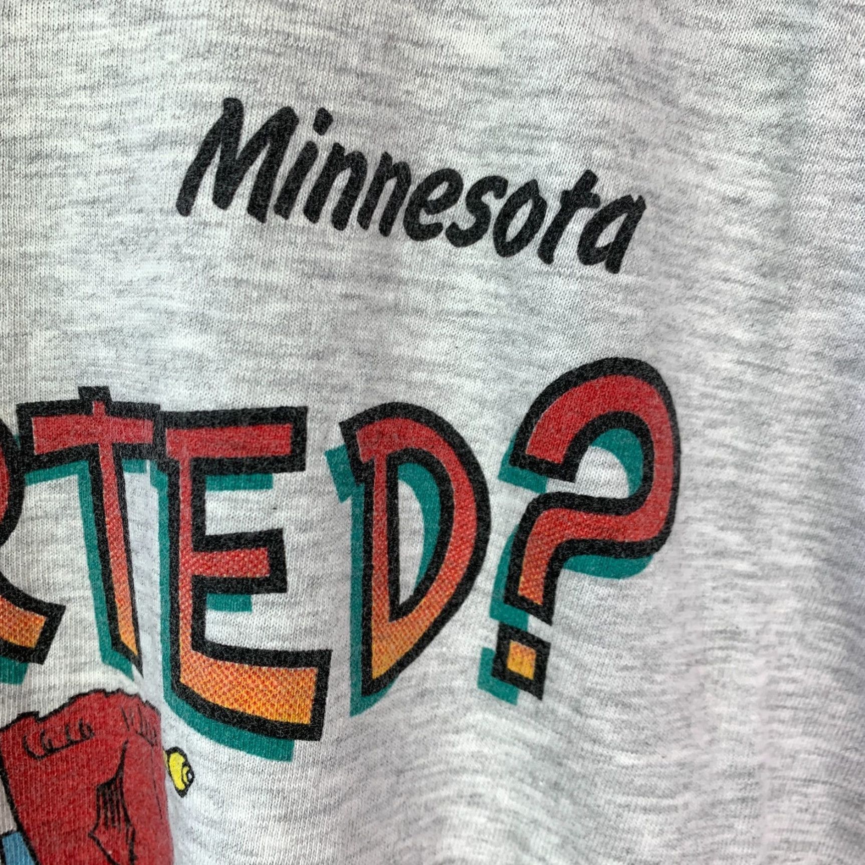 Vintage VINTAGE Sherry's Best Minnesota Who Farted? Humor T-Shirt XL White Unisex Adults Short Sleeve Crew Neck Graphic Print Funny 90s Theme Mens Womens Size US XL / EU 56 / 4 - 6 Thumbnail