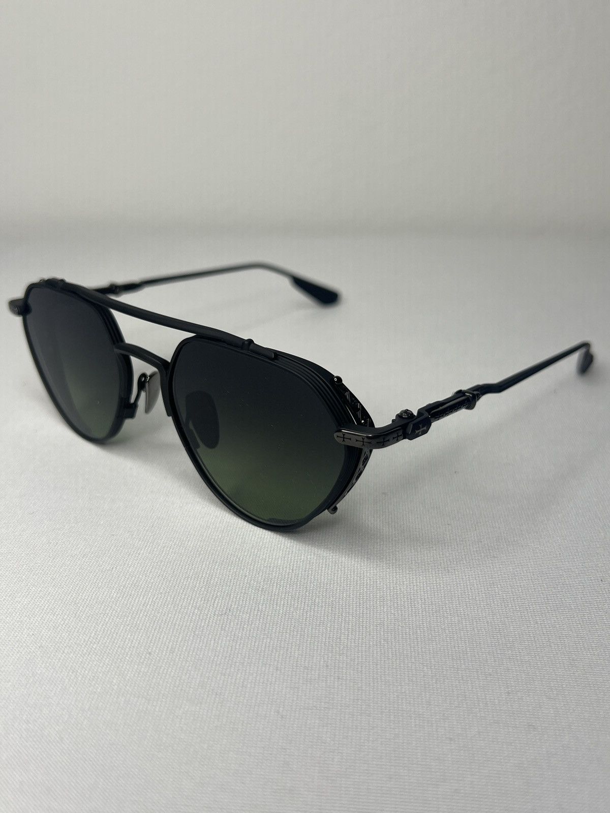 Chrome Hearts Chrome Hearts Free Ride MBK Matte Black 54-19-149 Sunglasses Size ONE SIZE - 2 Thumbnail