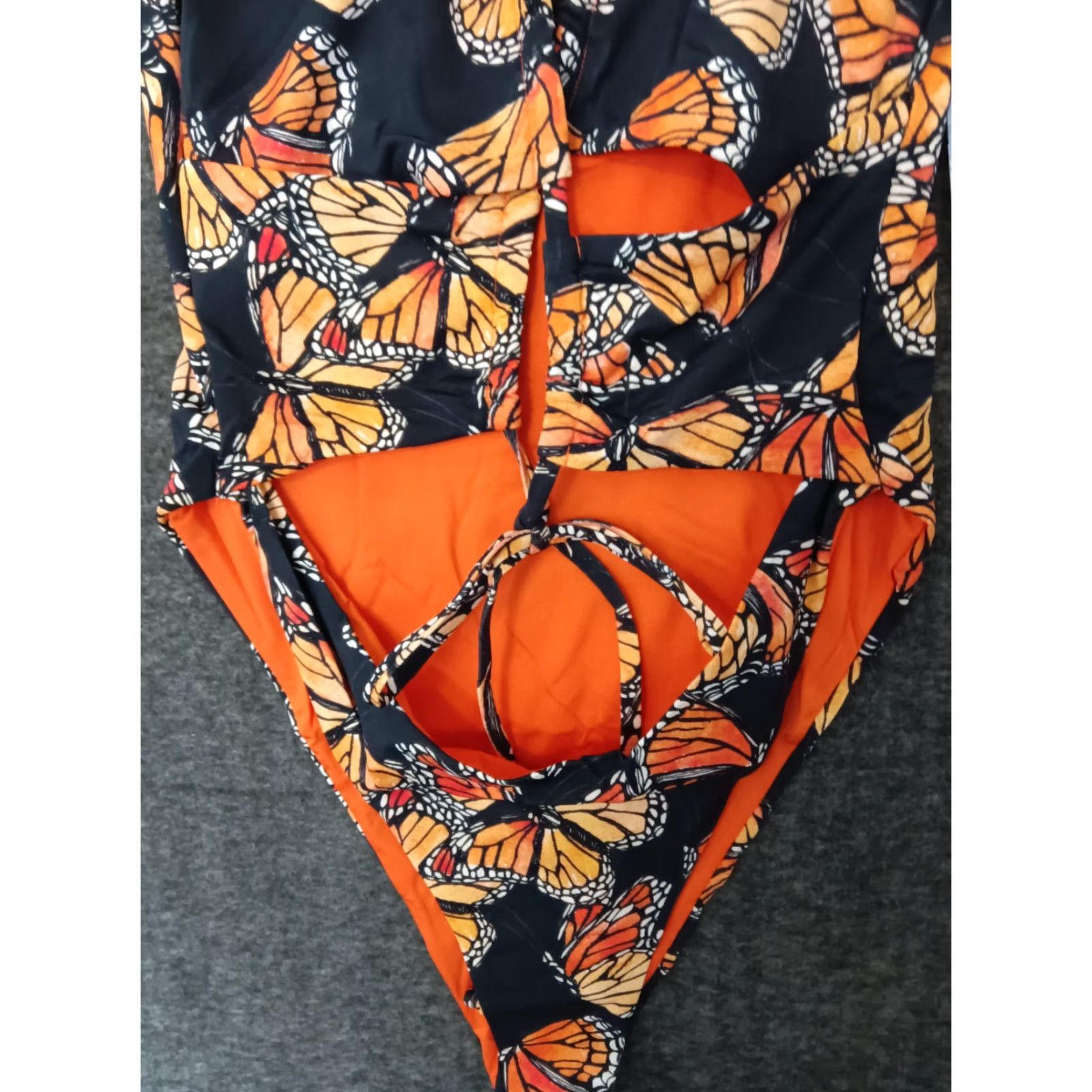 Triangl Toluca Multicolor One Piece Swimsuit S Women - Size S Nylon Spandex Wide Strap Triangle Waist Wrap Open Tummy Sexy Beach Pattern: Solid Size ONE SIZE - 2 Thumbnail