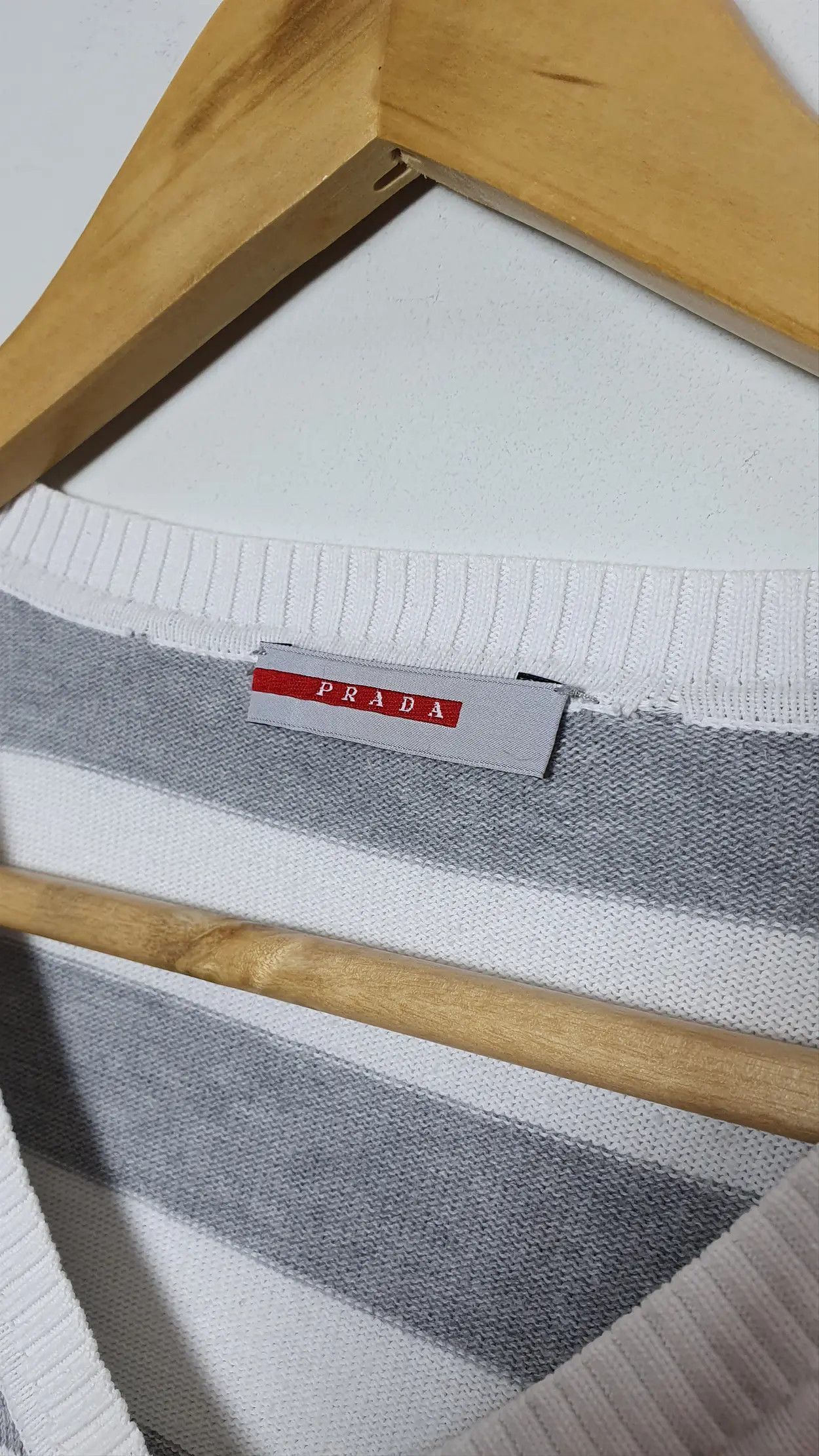 Prada Prada A/W 2006 stripped sweater archive Size US L / EU 52-54 / 3 - 7 Thumbnail