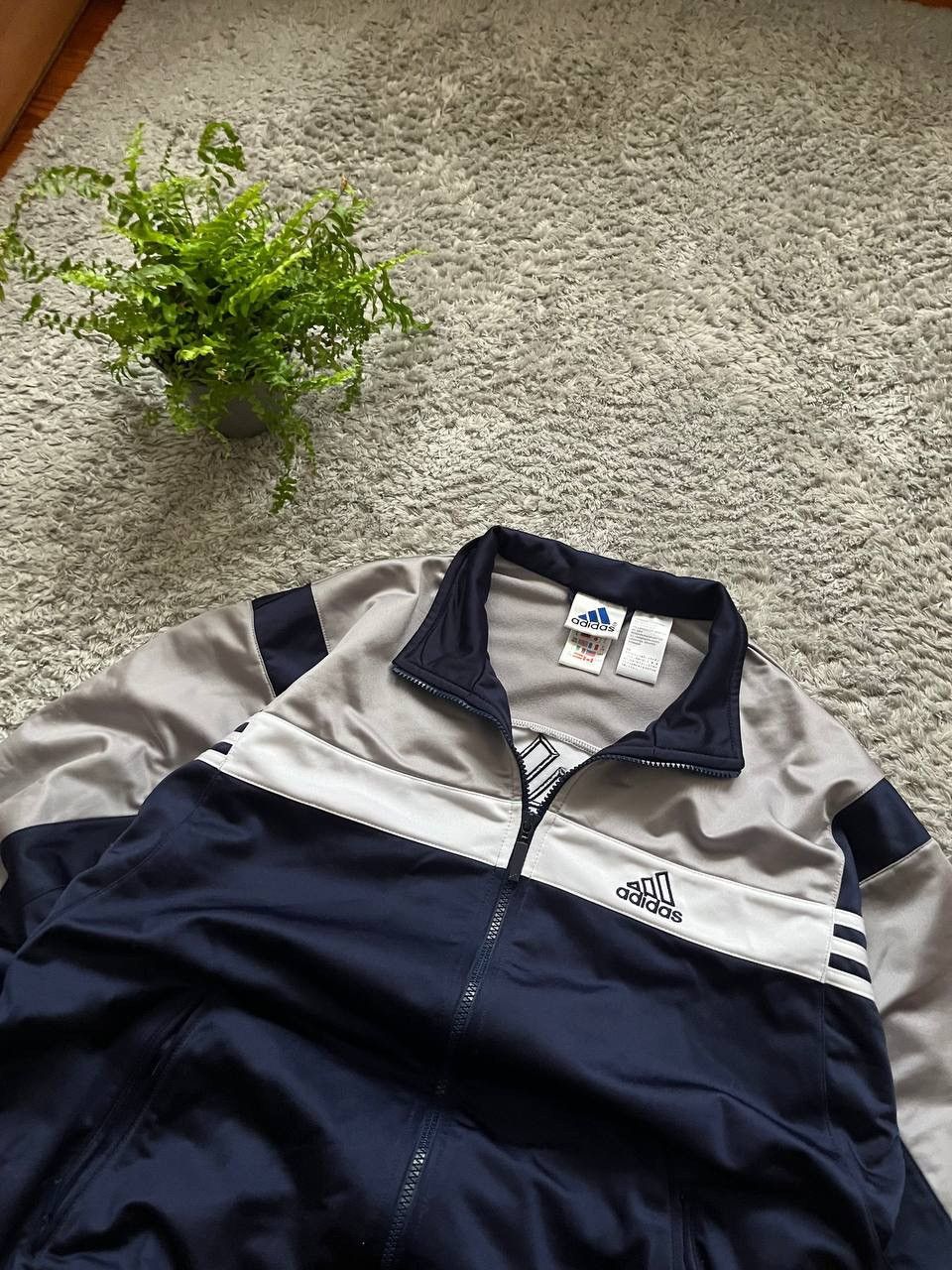 Adidas × Vintage 00s Adidas Zip-Hoodie Vintage Streetwear Big Logo Rare Size US M / EU 48-50 / 2 - 6 Thumbnail