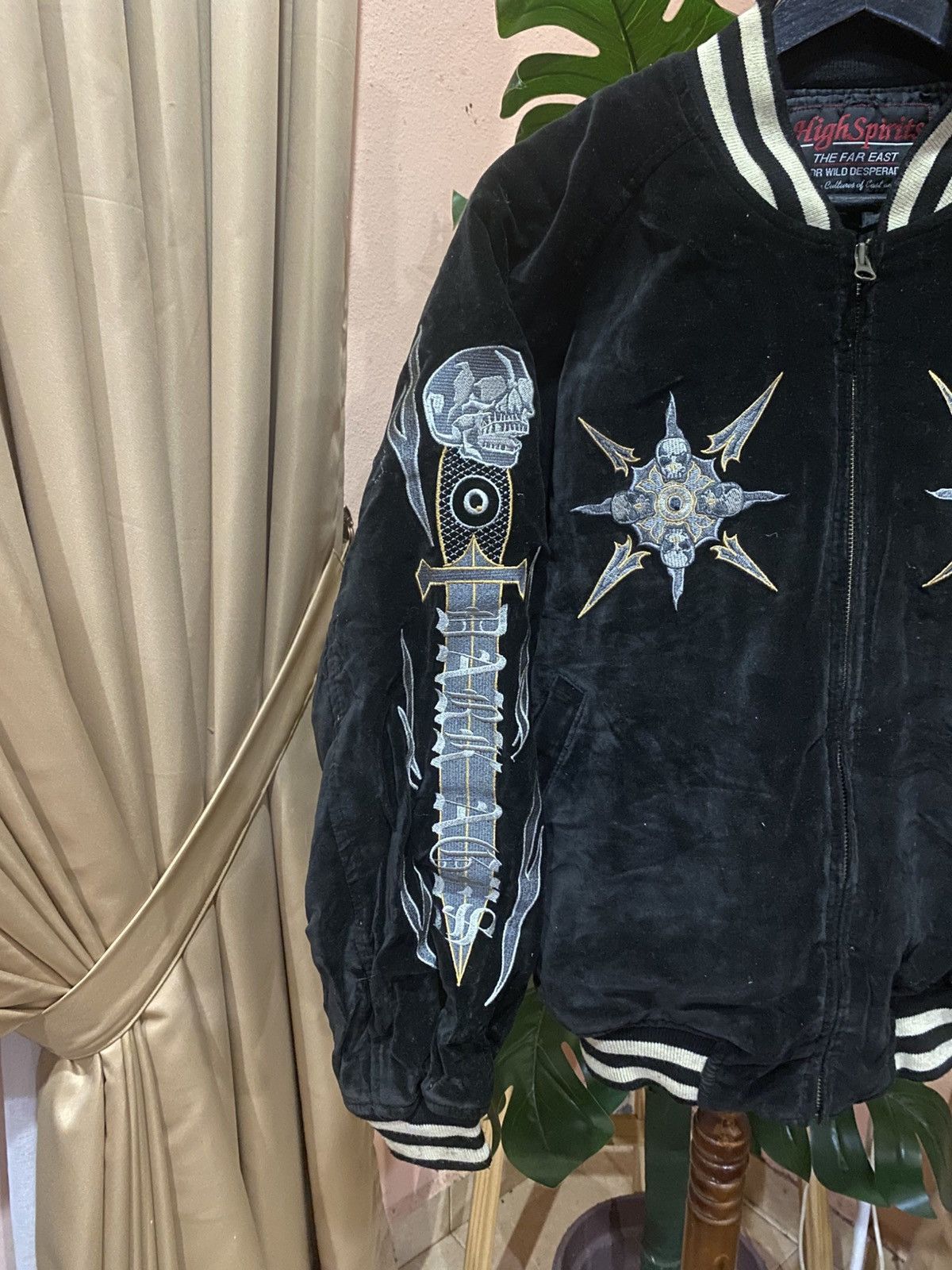 Japanese Brand High Spirits I’ll Not Sell My Heart Skull Embroidered Bomber Size US M / EU 48-50 / 2 - 11 Thumbnail