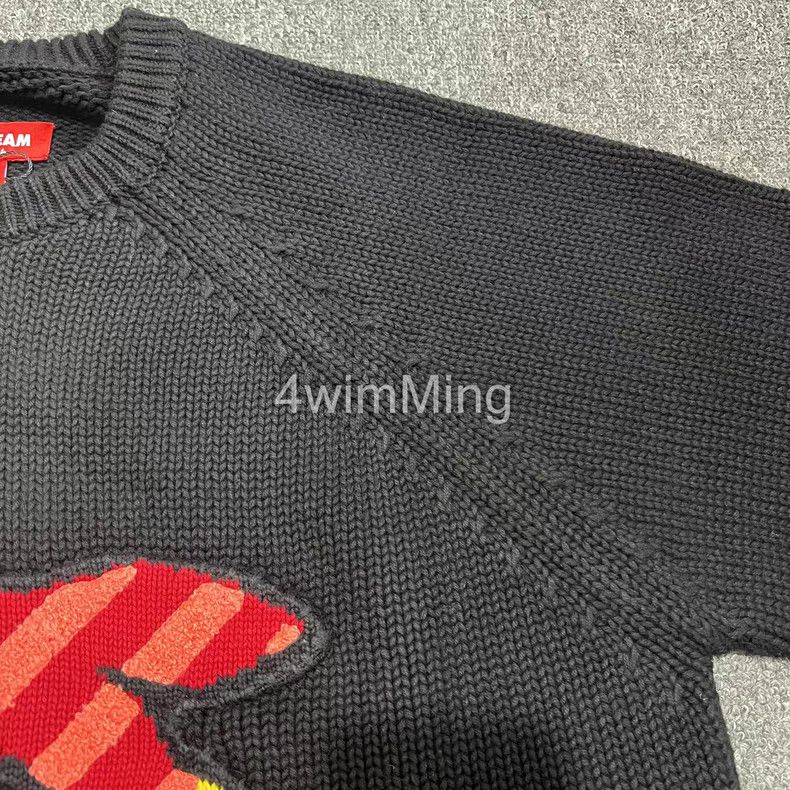Billionaire Boys Club BBC ICECREAM Handcrafted Running Dog Knit Sweater Q7 Size US M / EU 48-50 / 2 - 3 Thumbnail