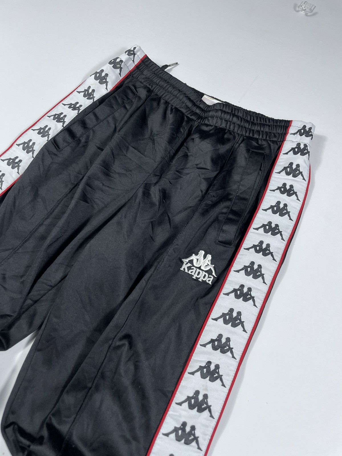 Kappa × Vintage Kappa Y2K Lampas Logo Retro Track Pants size 26-31 Size US 26 / EU 42 - 3 Thumbnail