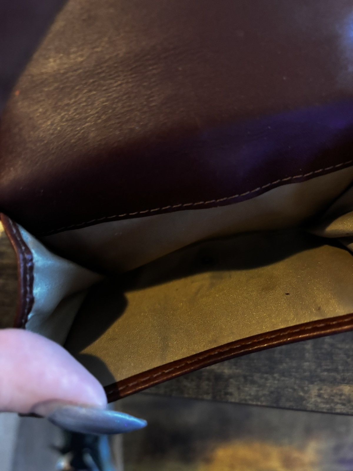 Coach Coach Y2K Brown Leather Trifold Wallet Size ONE SIZE - 7 Thumbnail