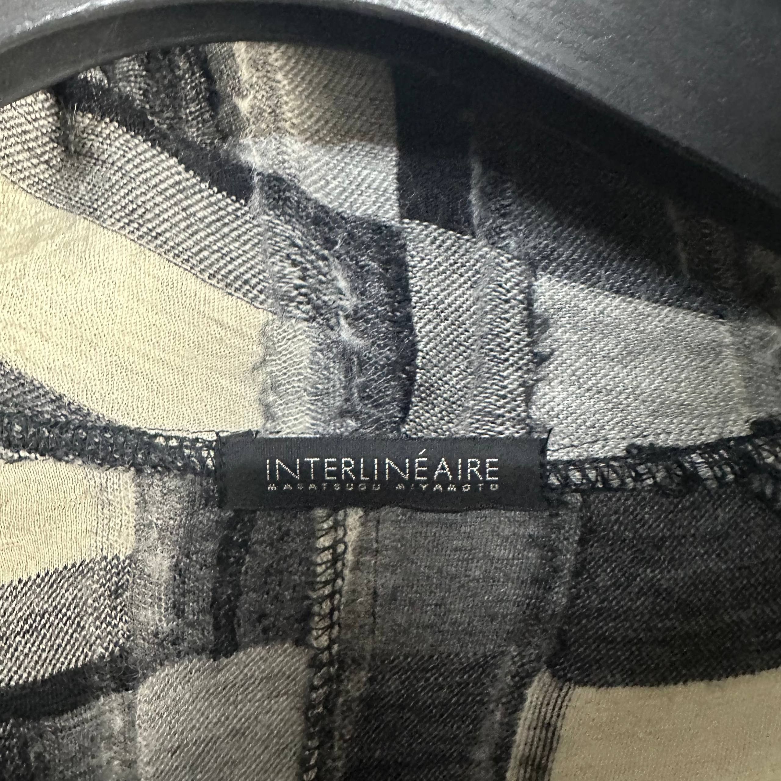 Japanese Brand Archive INTERLINEAIRE Cult Avant Garde Patchwork Sweater Size US M / EU 48-50 / 2 - 4 Thumbnail