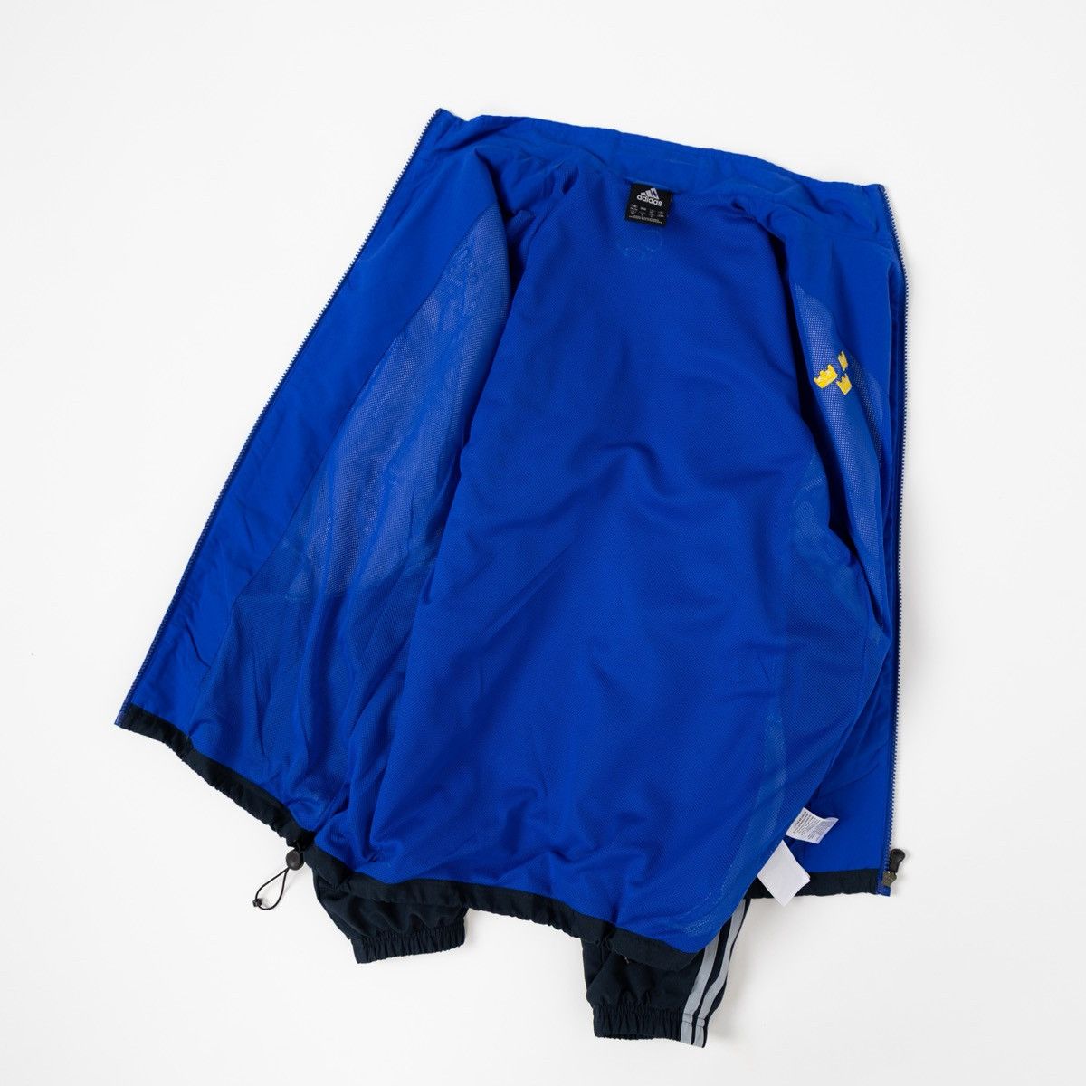 Adidas Adidas Sweden Mens Vintage Windbreaker Jacket Soccer Blue Size US S / EU 44-46 / 1 - 2 Thumbnail