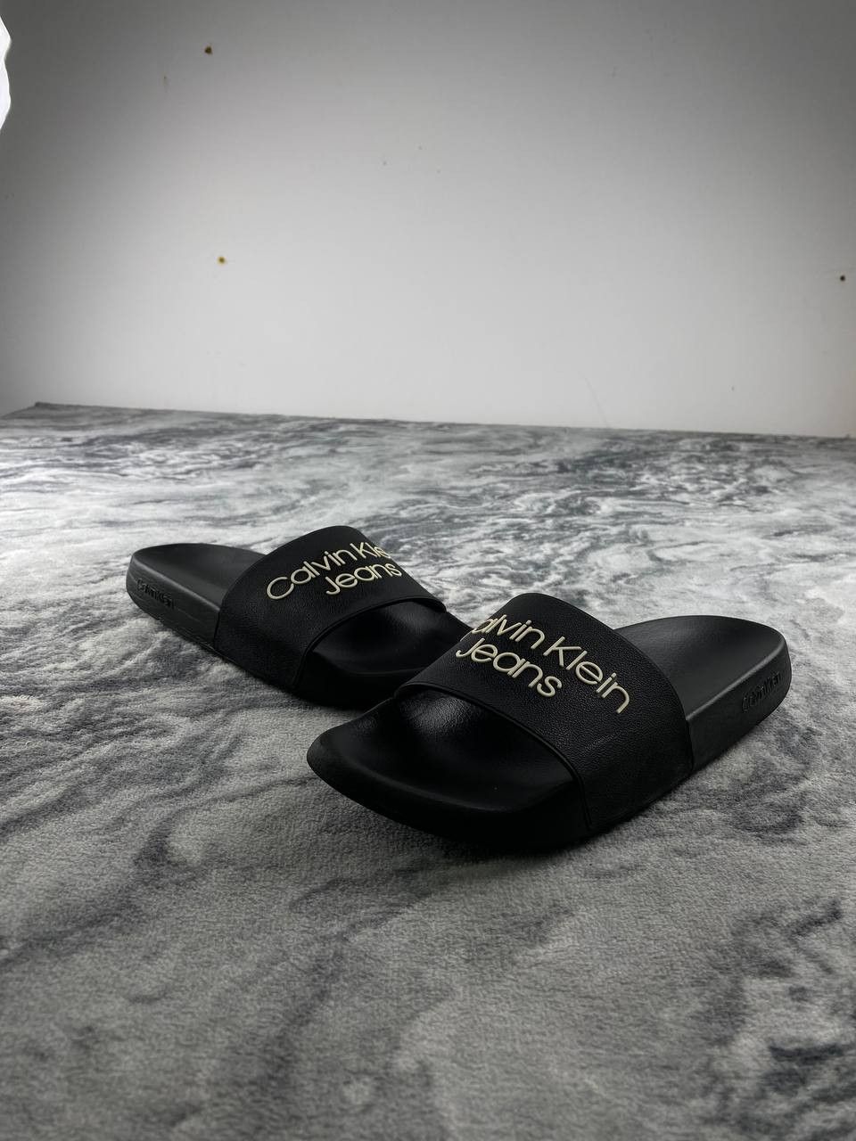 Calvin Klein Calvin Klein Jeans Slider Men Size 44 Black Size US 11 / EU 44 - 3 Thumbnail