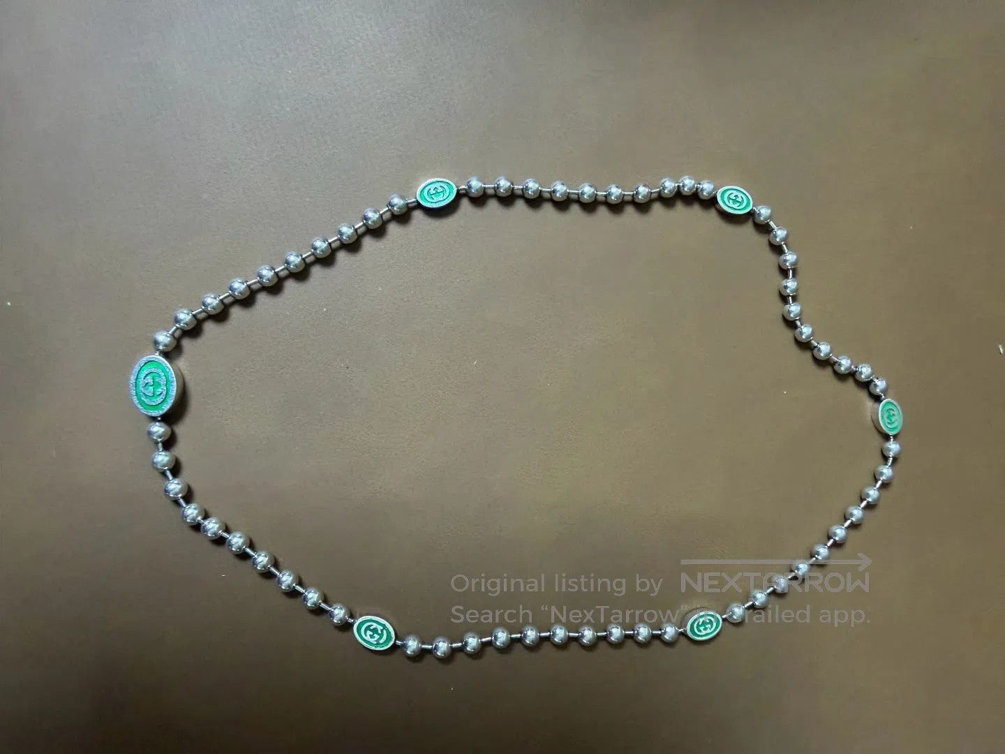 Gucci Guicci Green 6-bead necklace| Size ONE SIZE - 1 Thumbnail