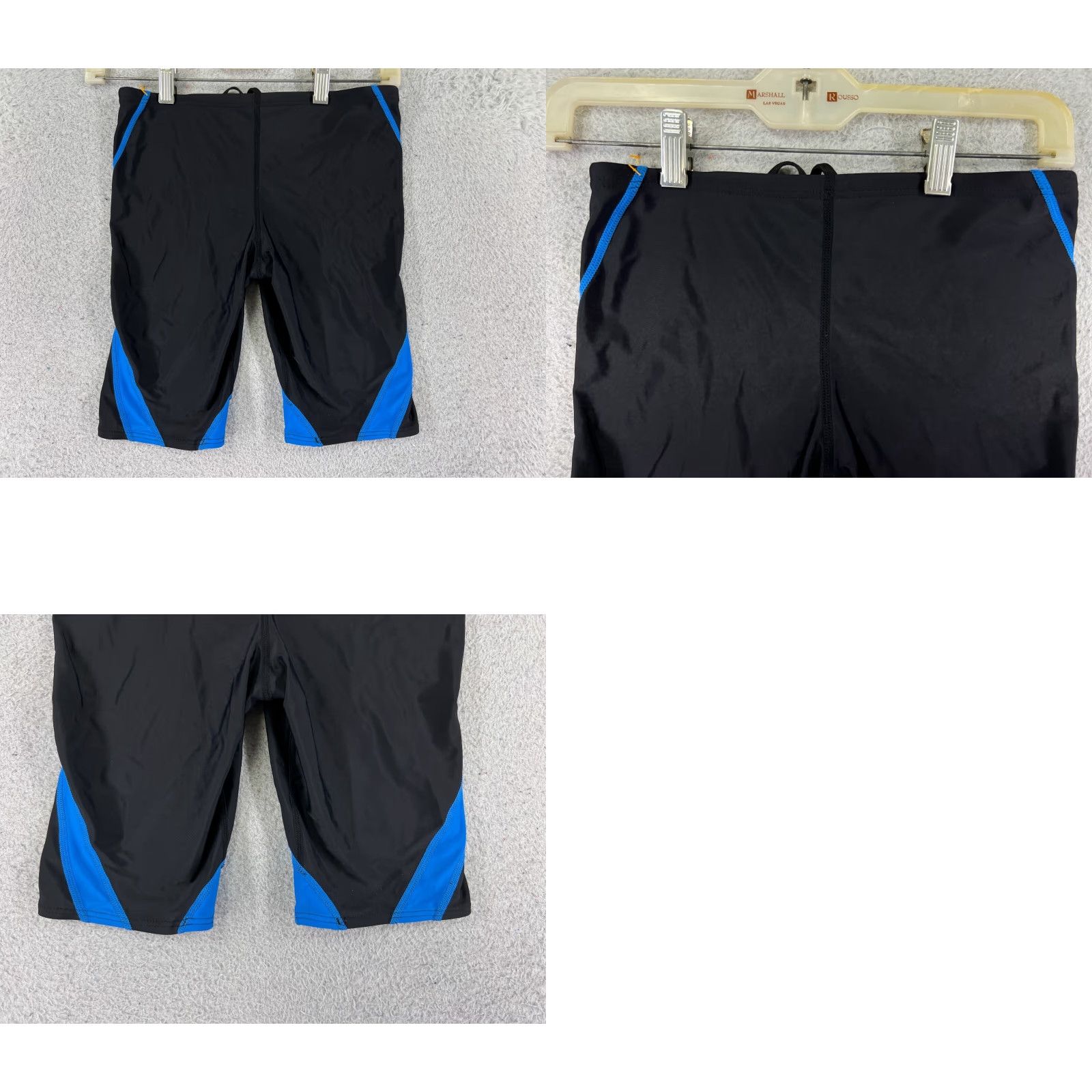 Vintage TYR Bottom Jammer 28 Adult Regular Men Blue Spandex Blend Polyester Compression Performance Competition Lifeguard Recreational Training Water Polo Size US 28 / EU 44 - 9 Thumbnail