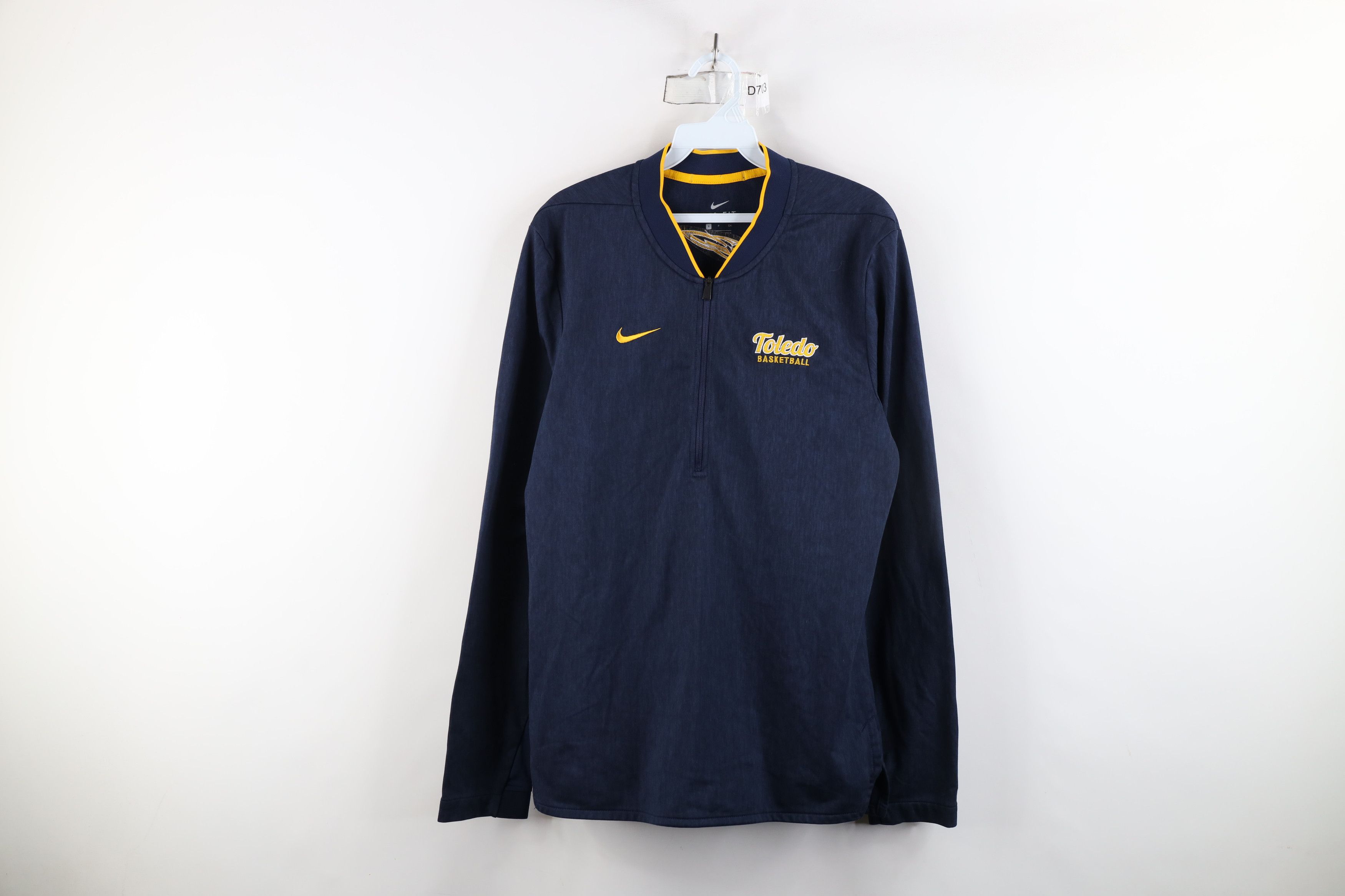 Nike × Vintage Nike Issued University of Toledo Basketball Half Zip Sweater Size US S / EU 44-46 / 1 - 1 Thumbnail