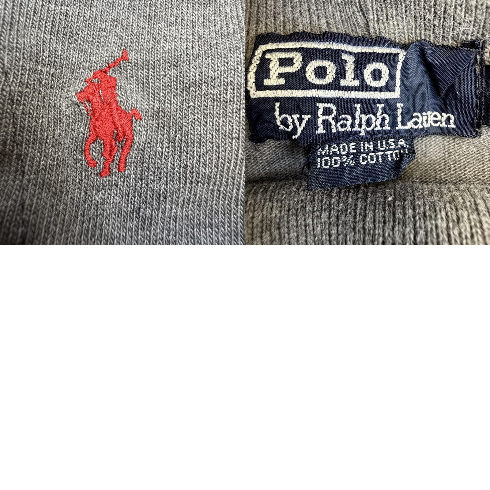 Polo Ralph Lauren Polo Ralph Lauren Sweater Mens XL Gray Turtleneck Pullover Knit Pocket Pony USA Size US XL / EU 56 / 4 - 9 Thumbnail