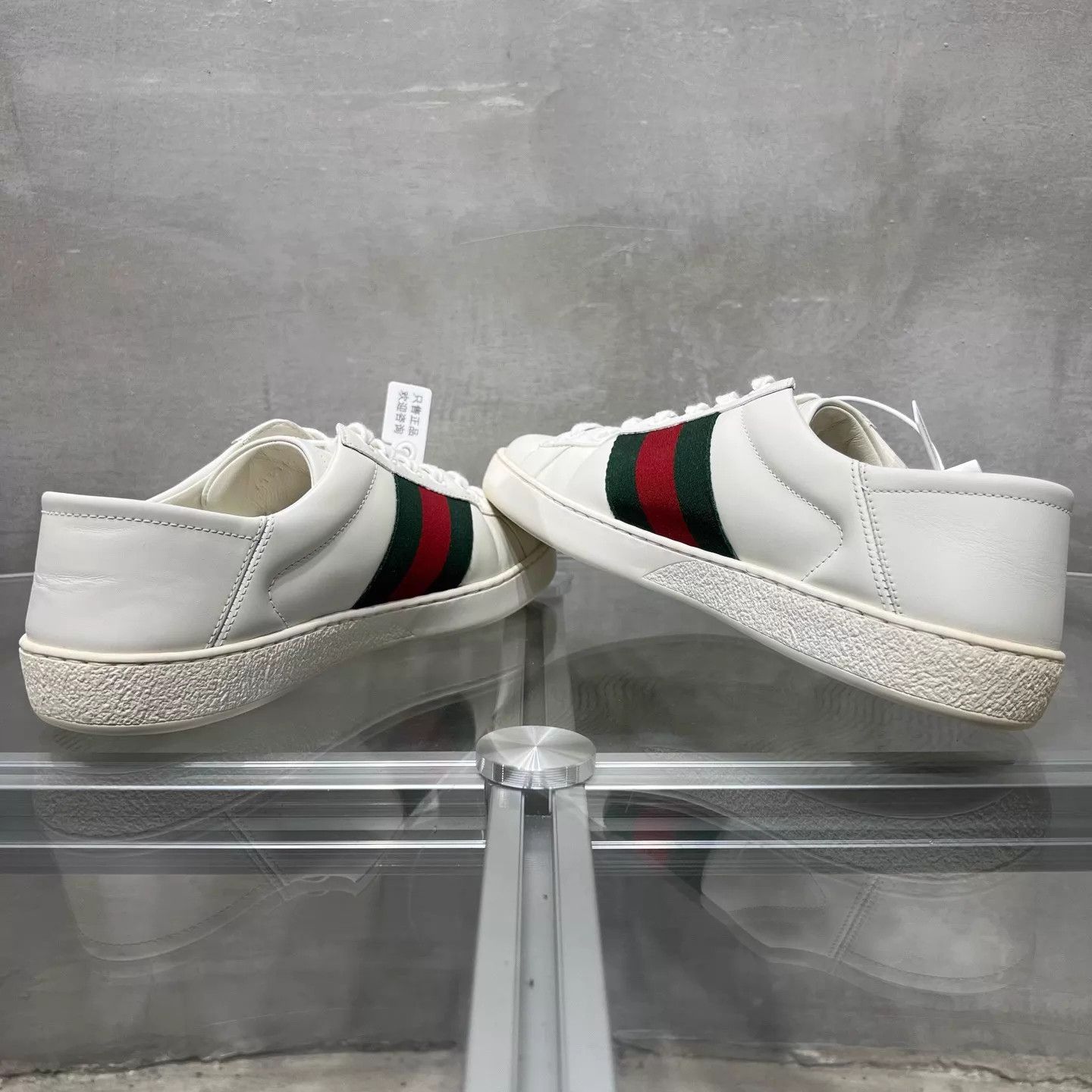 Gucci Gucci white bee sneaker 40.5 (Uk6.5) YH26927 Size US 7.5 / EU 40-41 - 5 Thumbnail