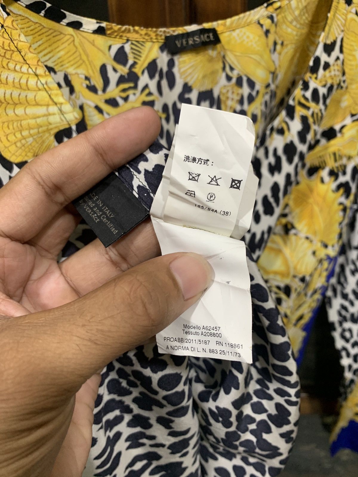 Versace Versace Mini Dress Leopard Print 100% Silk Size XS / US 0-2 / IT 36-38 - 9 Thumbnail