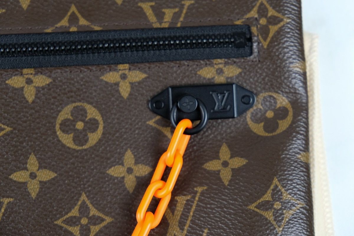 Louis Vuitton × Virgil Abloh Louis Vuitton Pochette A4 Clutch Bag Solaray Monogram Size ONE SIZE - 3 Thumbnail