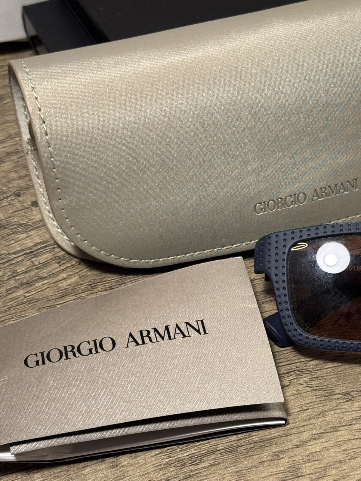 Emporio Armani Emporio Armani EA3019 Navy Textured Frame Sunglasses w/ Case Size ONE SIZE - 5 Thumbnail