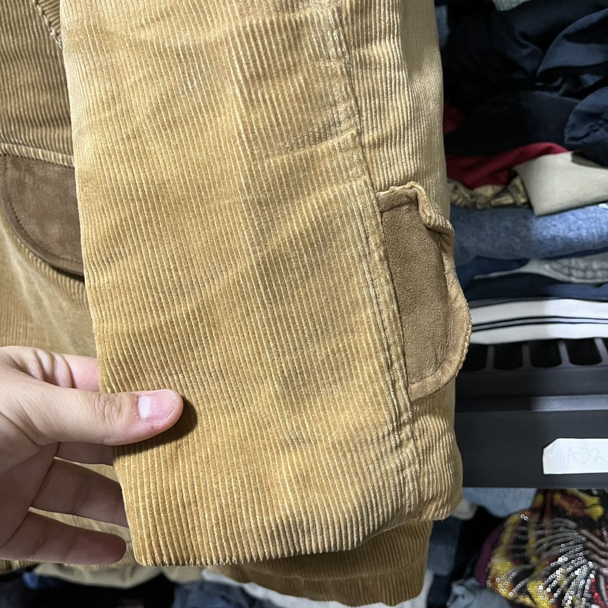 Schott VINTAGE PERFECTO SCHOTT CORDUROY HUTNING JACKET 70s 80s Size US XL / EU 56 / 4 - 6 Thumbnail