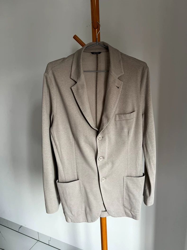 Loro Piana LORO PIANA Gray linen cotton blended casual suit Size 52L - 1 Thumbnail