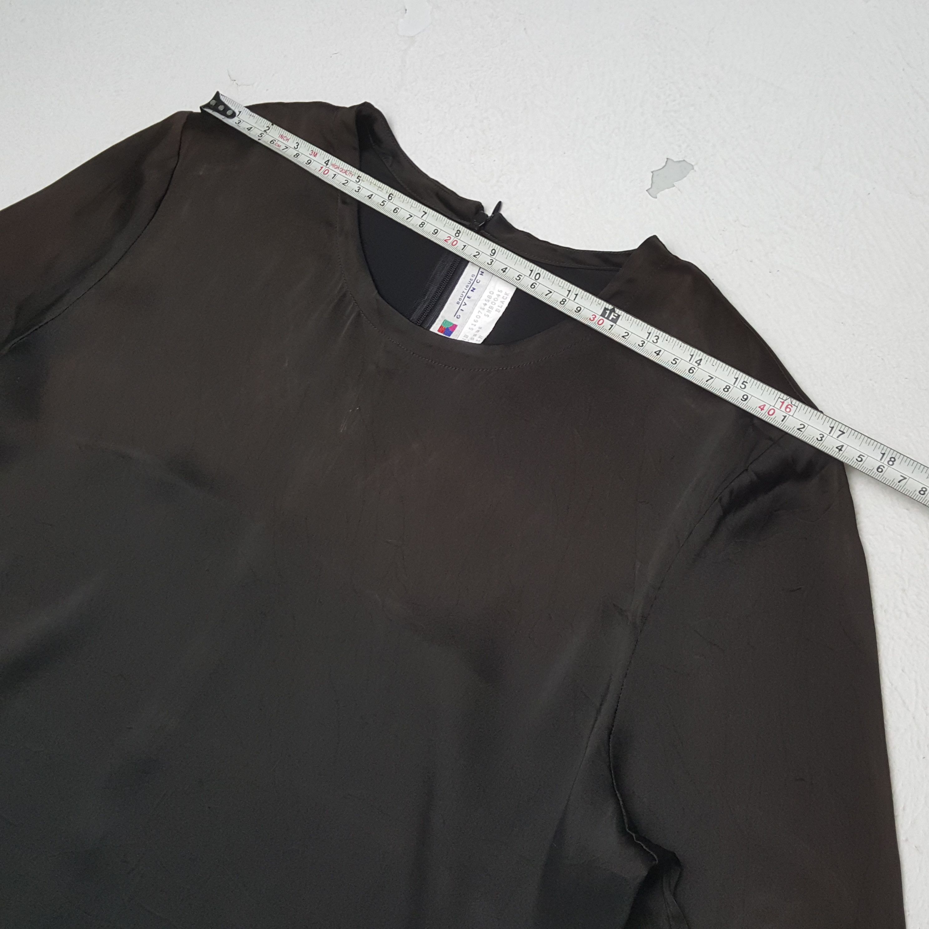Designer × Givenchy × Vintage GIVENCHY Designer Fashion Style Long Sleeve Tshirt Size M / US 6-8 / IT 42-44 - 4 Thumbnail