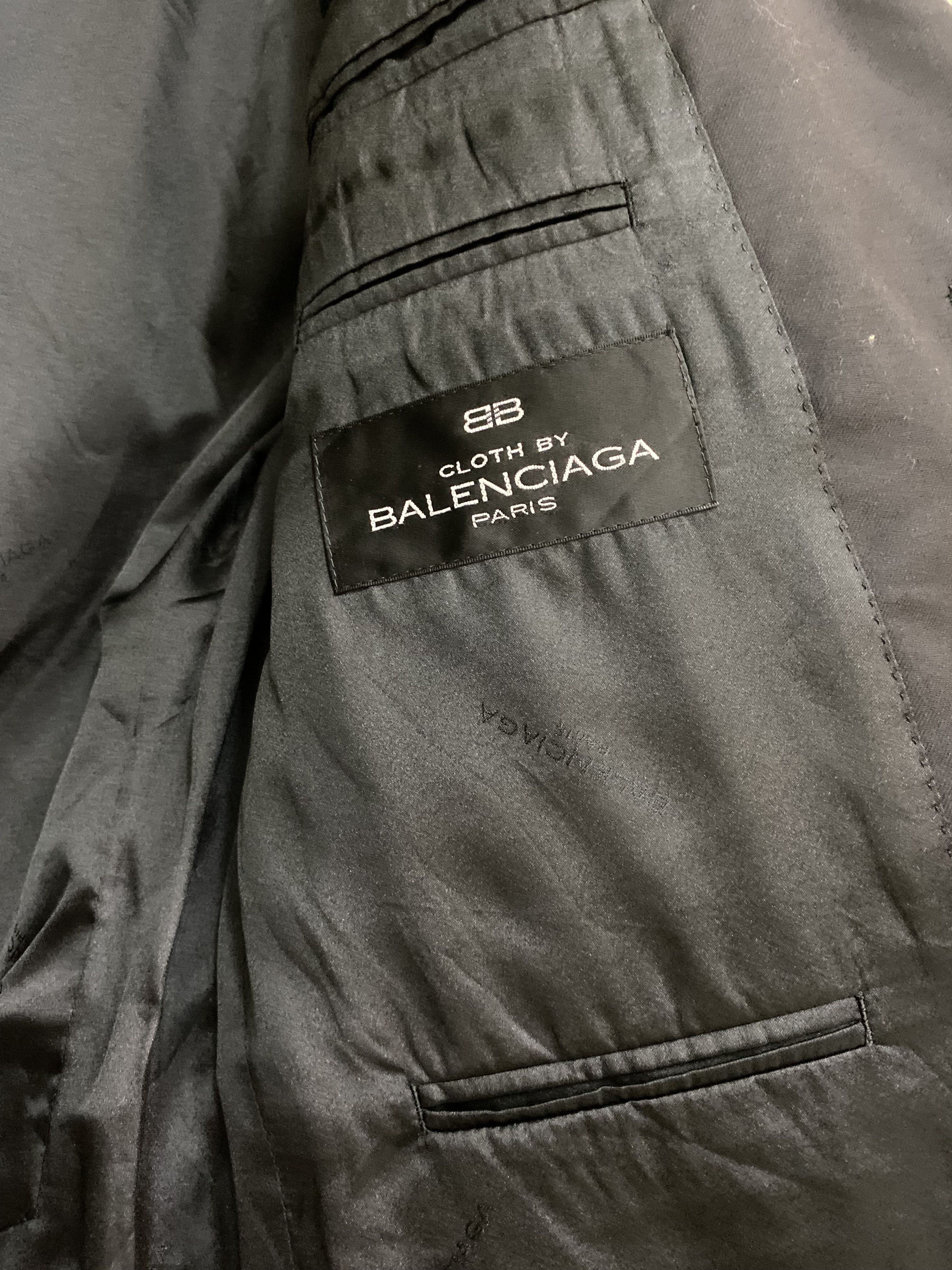 Balenciaga NWT Balenciaga Wool Single Breasted Blazer Size 40R - 9 Thumbnail