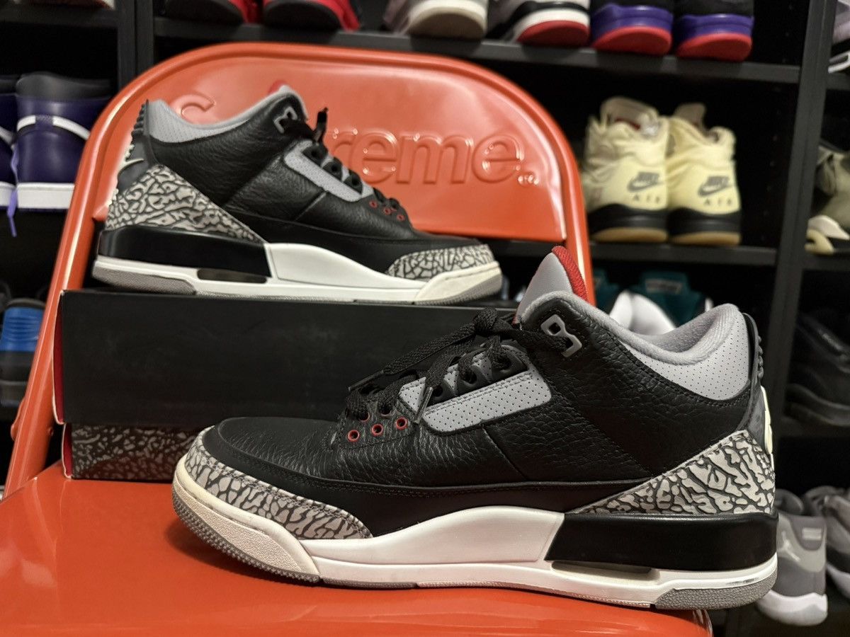 Jordan Brand Air Jordan 3 Retro OG ‘Black Cement’ 2018 Size US 10.5 / EU 43-44 - 2 Thumbnail
