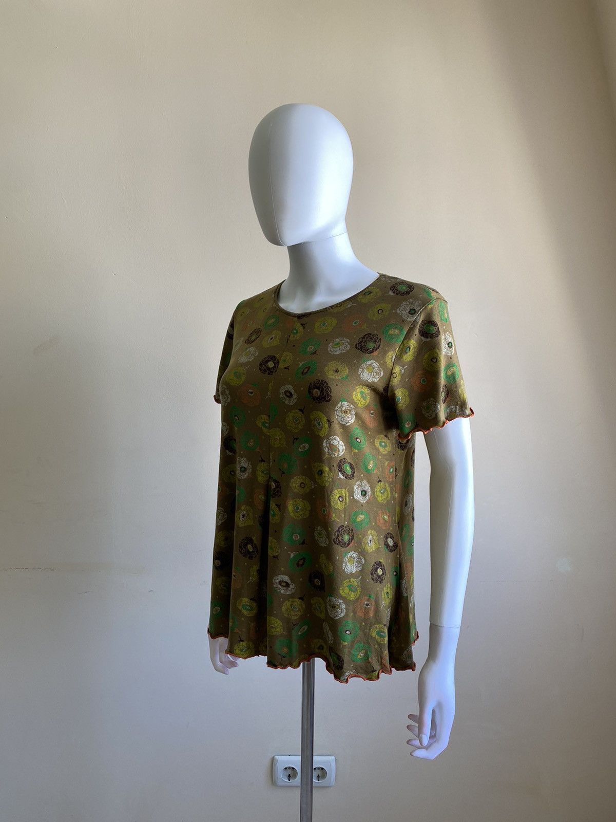 Gudrun Sjoden Gudrun Sjoden Womens Multicolor Floral Top Size M Size M / US 6-8 / IT 42-44 - 5 Thumbnail
