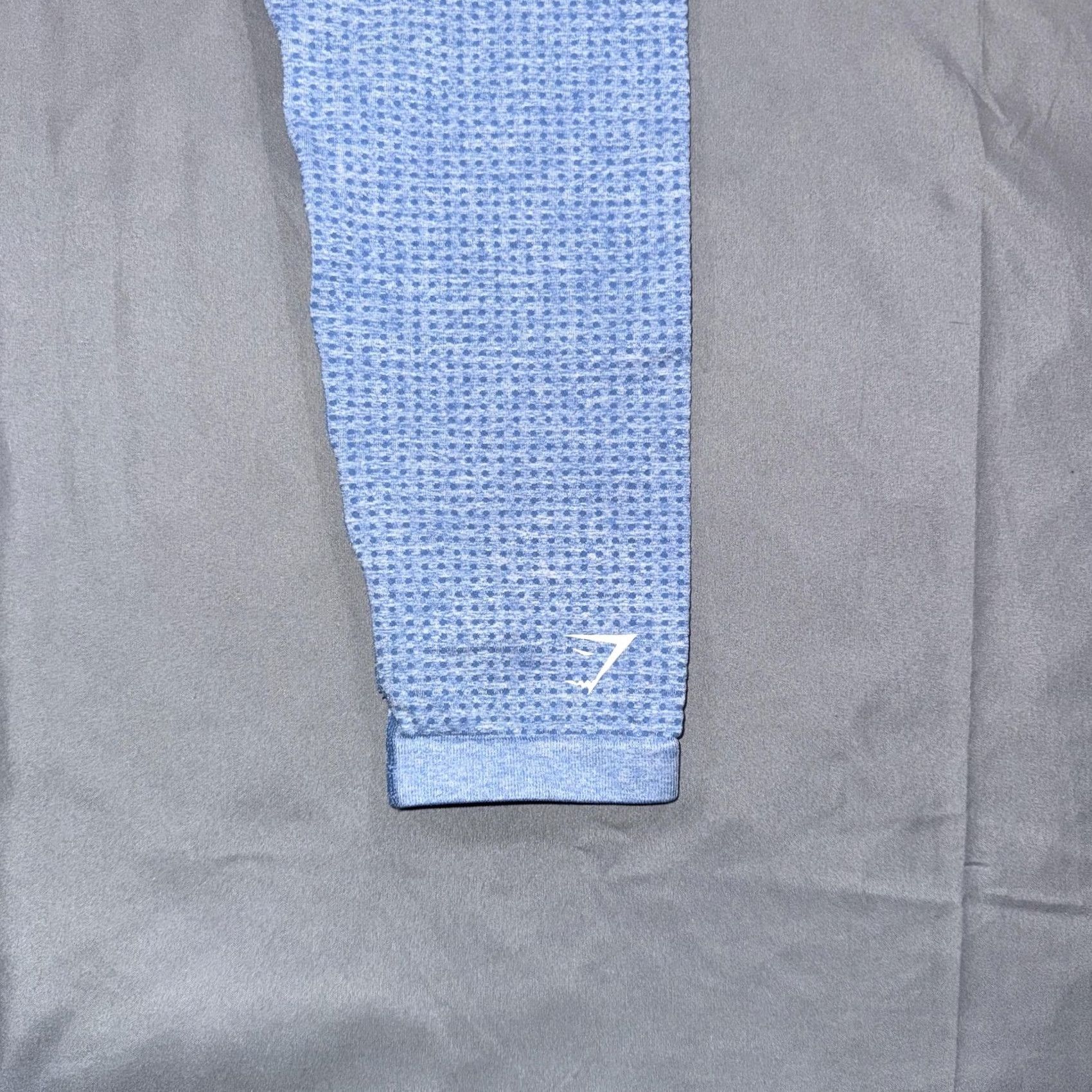 Gymshark Gymshark Leggings Womens Small Blue Energy Seamless High Rise Textured Yoga Size 28" / US 6 / IT 42 - 4 Thumbnail
