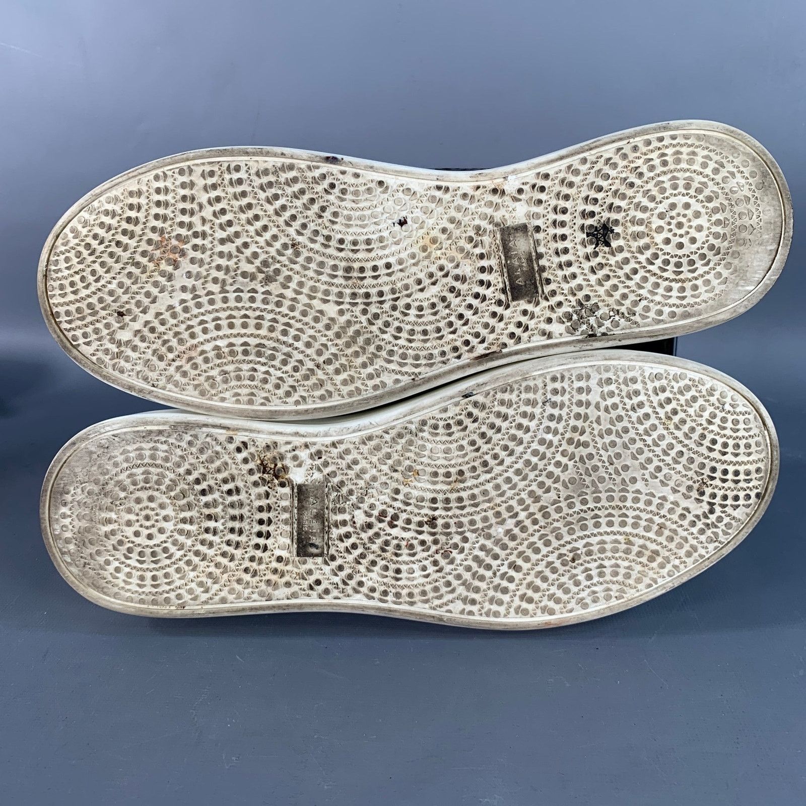 Alaia ALAIA Size 9 Black White Perforated Patent Leather Sneakers Size US 9 / IT 39 - 6 Thumbnail