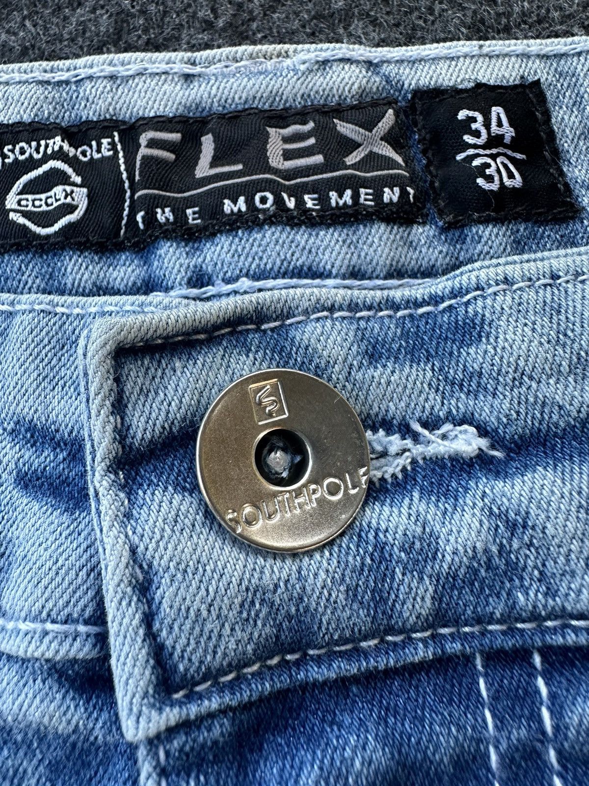 Southpole Flex Acid Washed Slim Denim D289