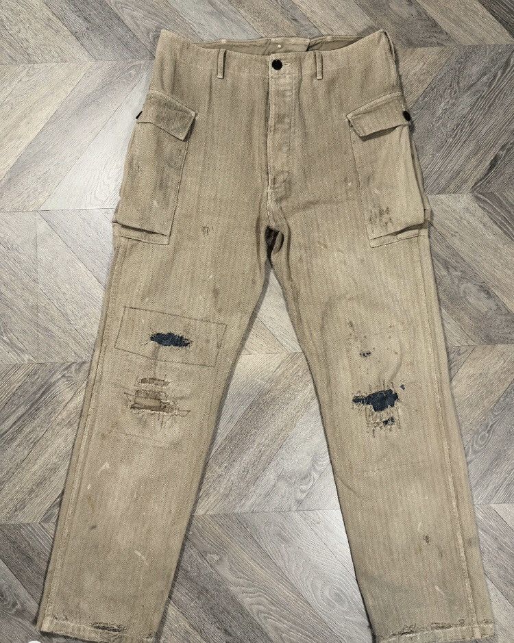 image of Visvim 19Ss Veterans Pants Crash in Brown, Men's (Size 32)
