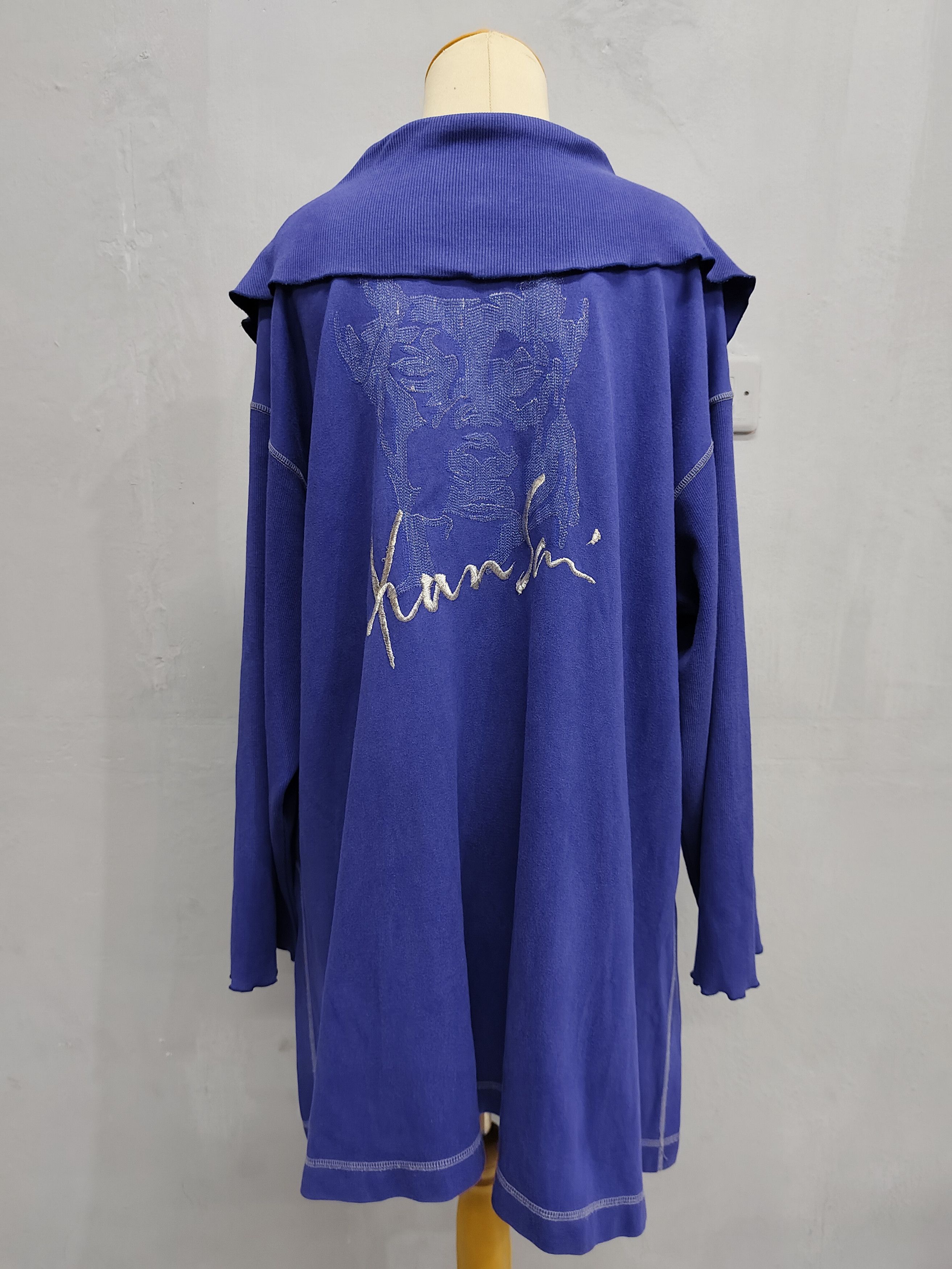 Kansai Yamamoto SICK🔥Vtg Kansai O2 🇯🇵 Dogs Embroidered Graphic Sweatshirt Size US L / EU 52-54 / 3 - 5 Thumbnail