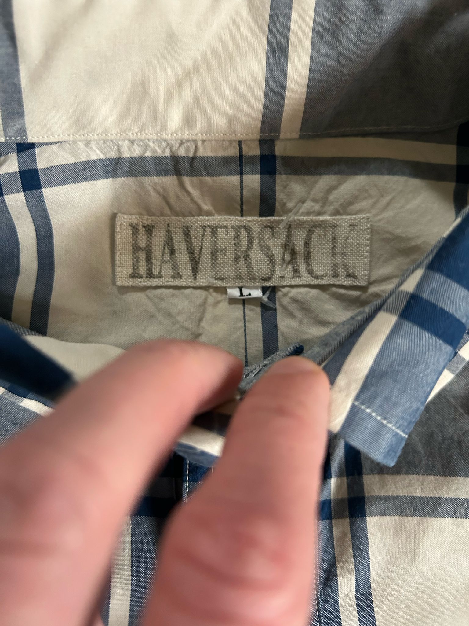 Haversack × Japanese Brand Haversack Button Up checked shirt Size US L / EU 52-54 / 3 - 3 Thumbnail
