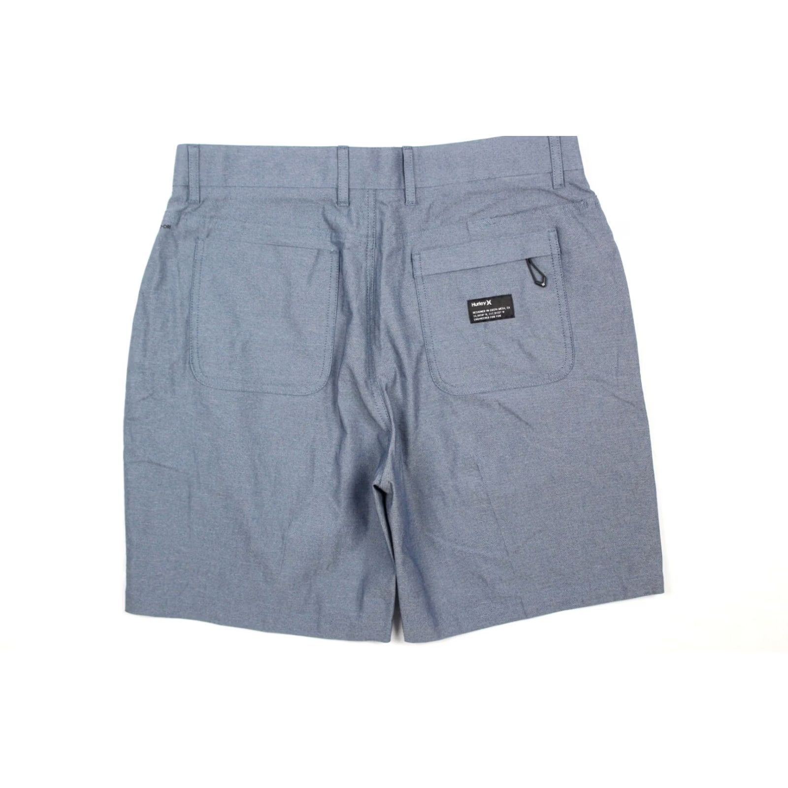 Hurley Hurley Men's H2O-DRI Vapor Chino Shorts 31 x 7" Inseam Medium Blue Size US 31 - 2 Thumbnail