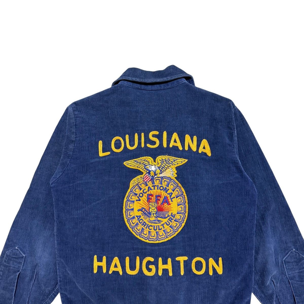 Vintage Vtg 60s FFA Louisiana Haughton Talon Zipper Corduroy Jacket Size US XS / EU 42 / 0 - 3 Thumbnail