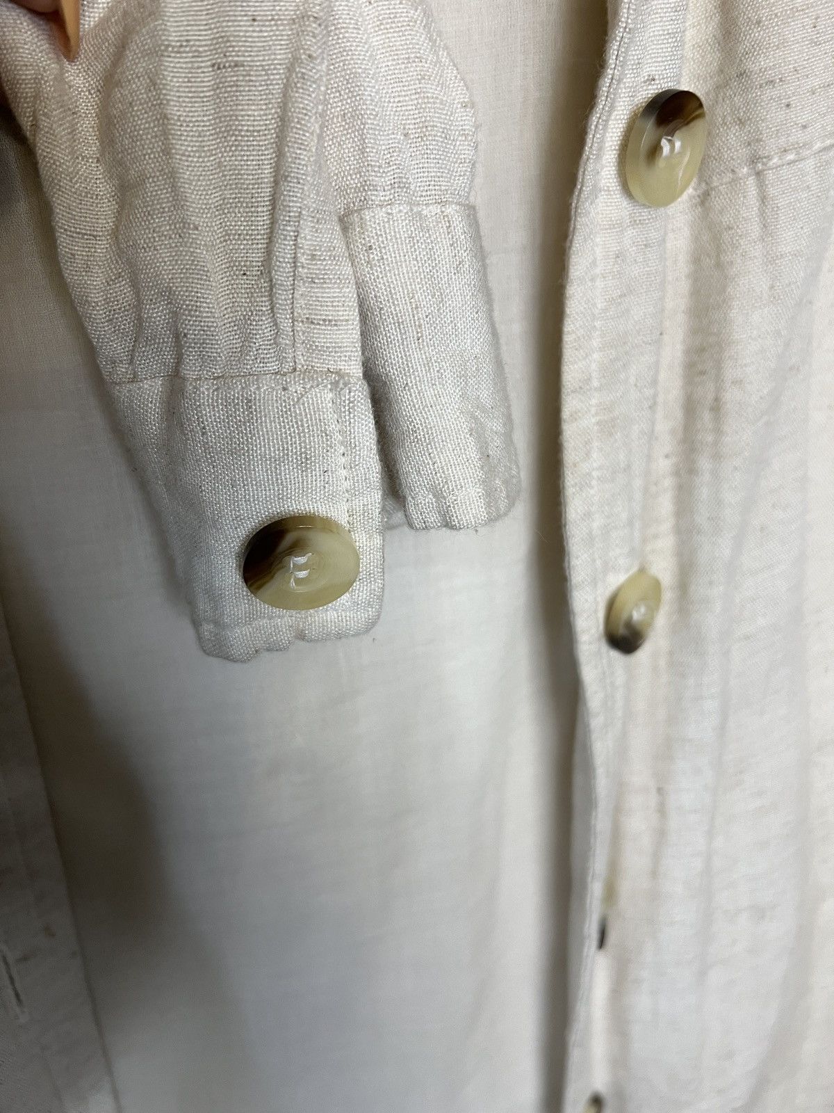 Other Womens Linen Button Dress wrap Size M / US 6-8 / IT 42-44 - 3 Thumbnail