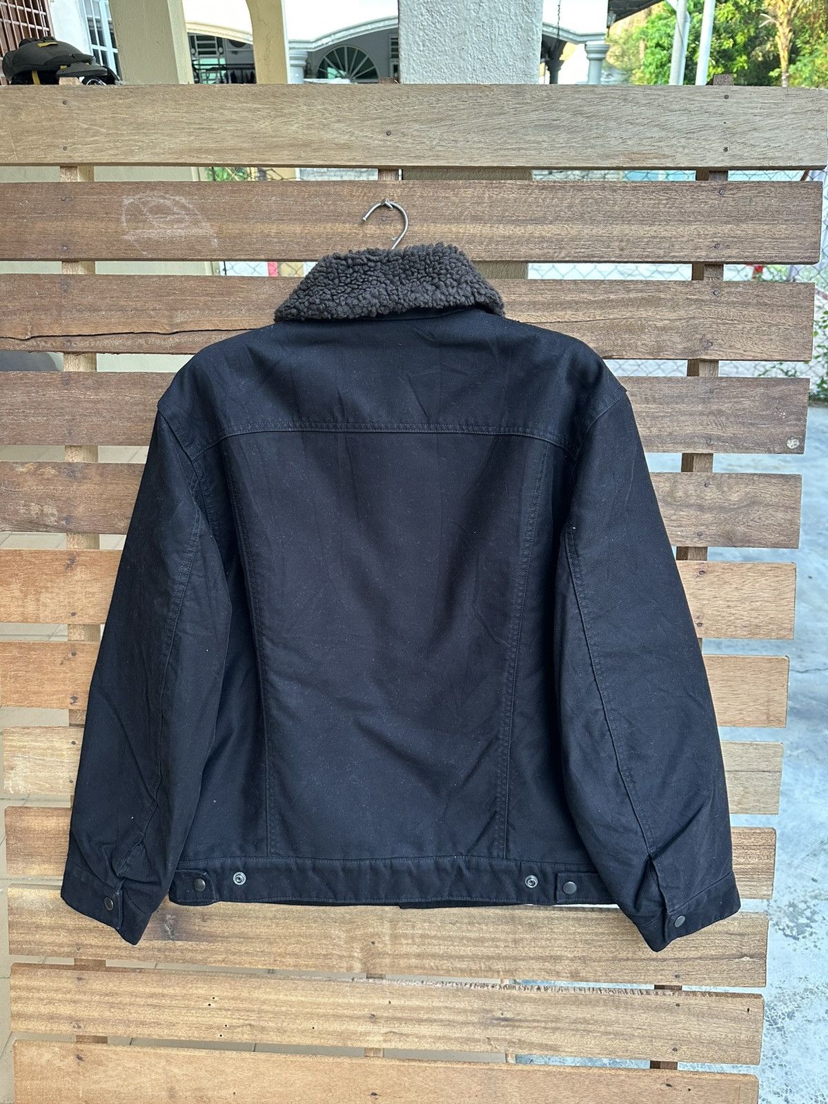 Lemaire × Uniqlo Uniqlo Lemaire Pile Lined Sherpa Trucker Jacket Size US L / EU 52-54 / 3 - 2 Thumbnail