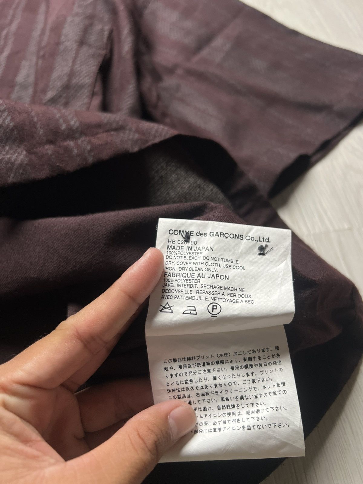 Comme des Garcons Homme Ss2001 Comme des Garcons Homme Striped Open Collar Shirt Size US L / EU 52-54 / 3 - 7 Thumbnail