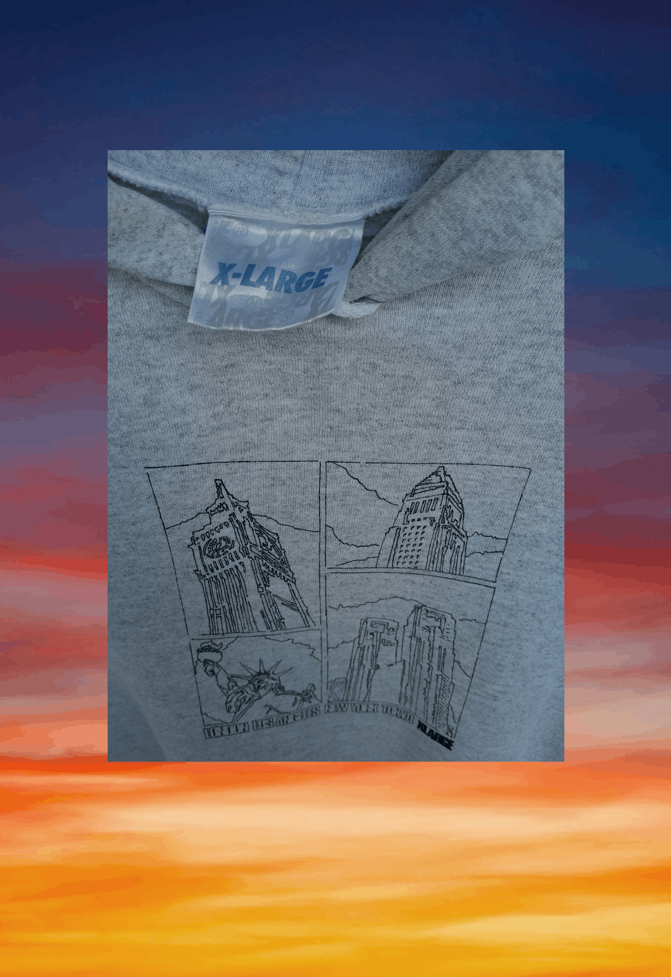 Xlarge Streetwear Vintage 90s XLARGE Clothing Skate Rap tee style Size US XL / EU 56 / 4 - 7 Thumbnail