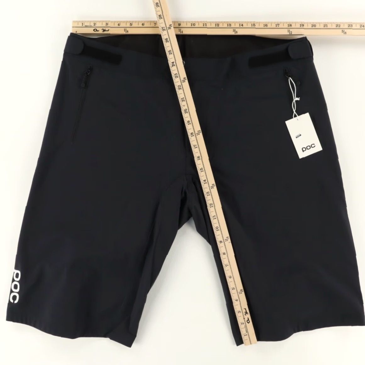 Vintage POC Stretch MTB Resistance Enduro Light Nylon Microfiber Athletic Shorts Black Men's 2XL Size US 39 - 3 Thumbnail